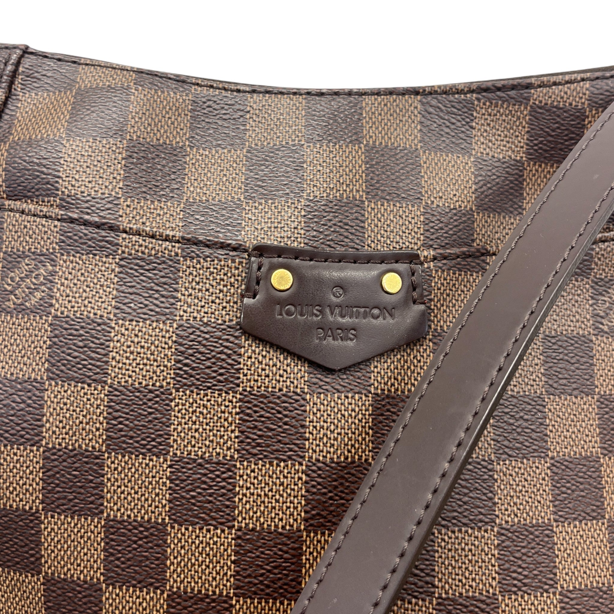 Women's Damier Ebene South Bank Besace Handbag Brown