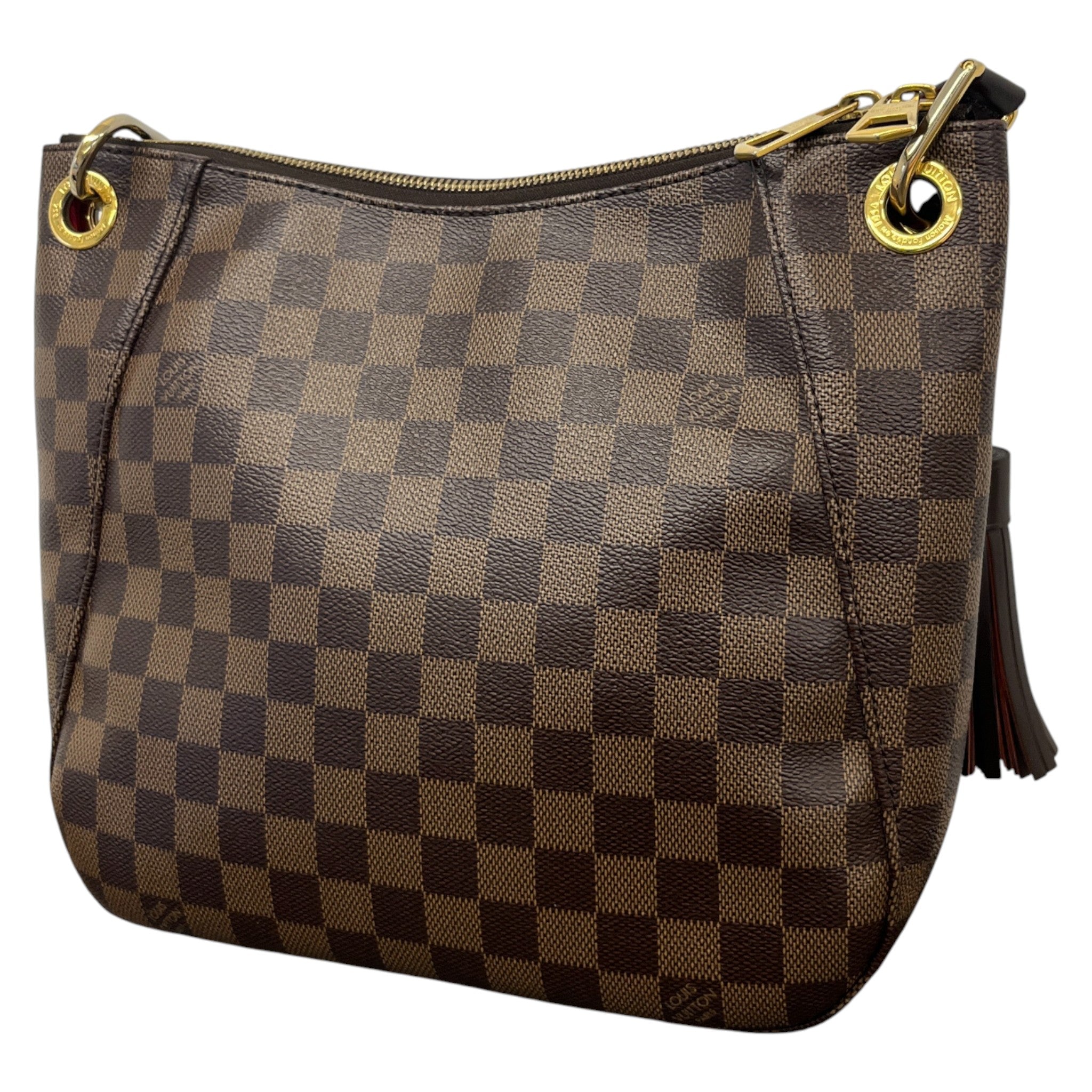 Women's Damier Ebene South Bank Besace Handbag Brown