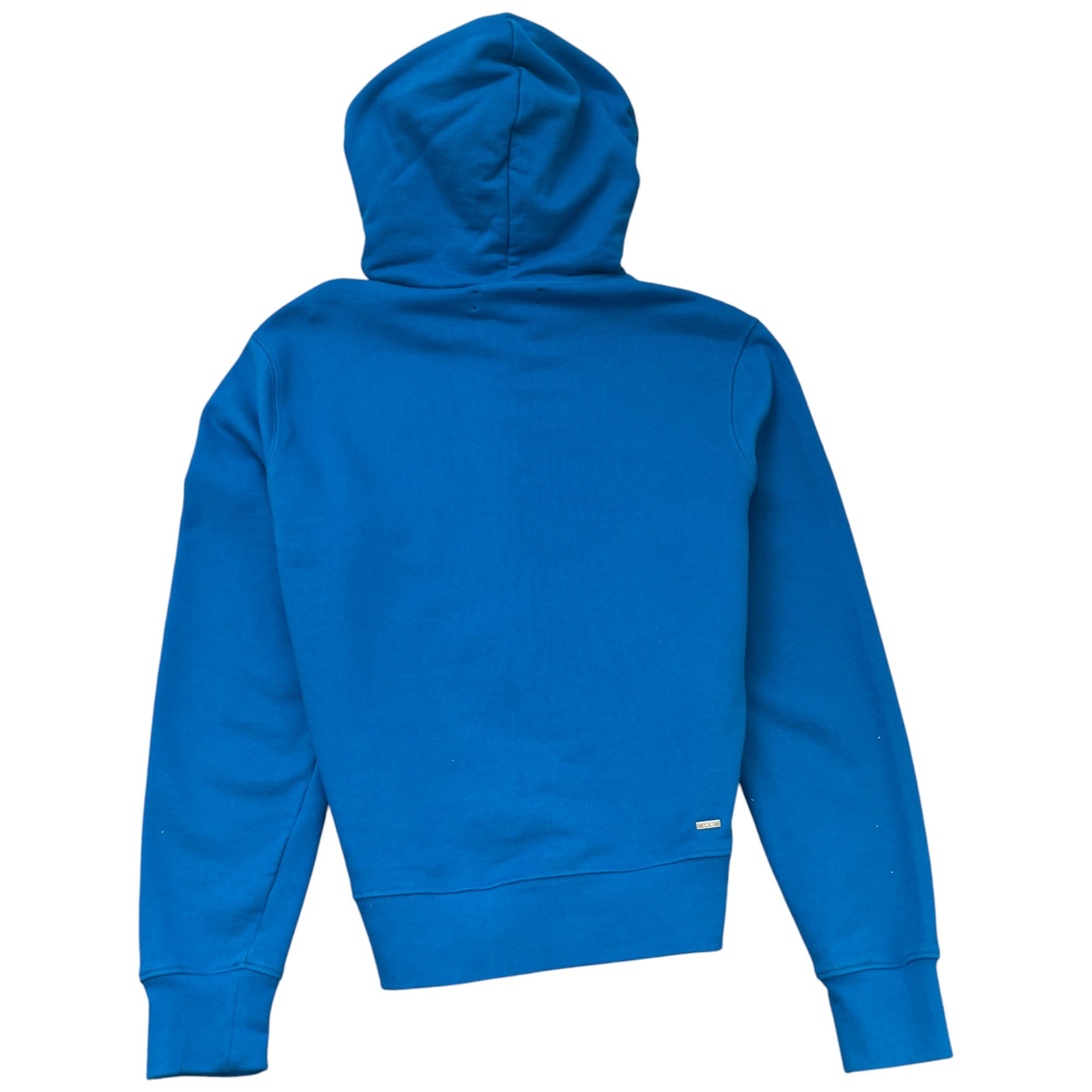 Men's Logo Print Hoodie Blue Size S