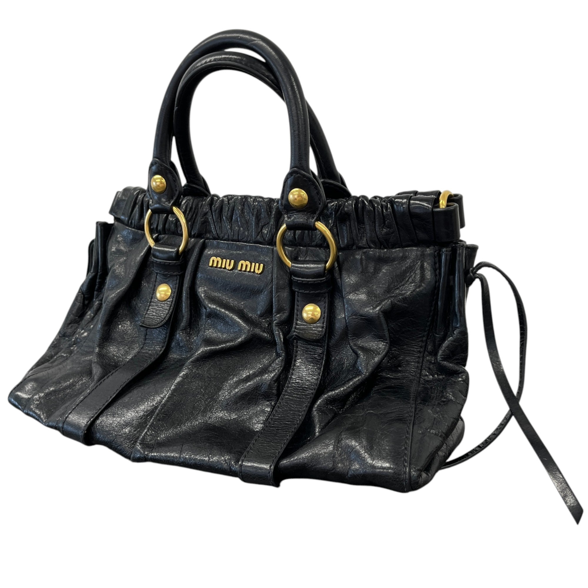 Women's Vitello Tote Handbag Black