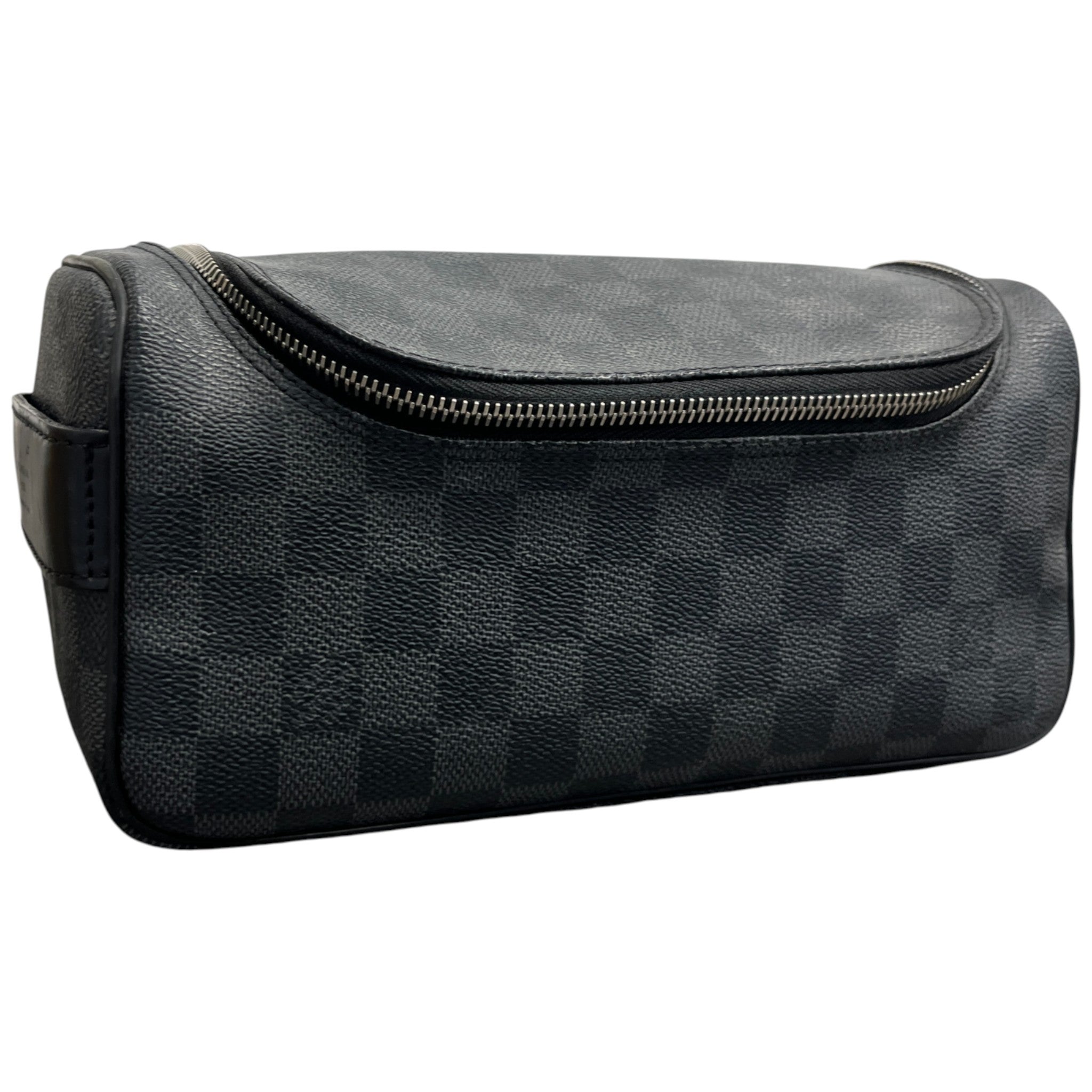 Men's Damier Graphite Toiletry Bag Black