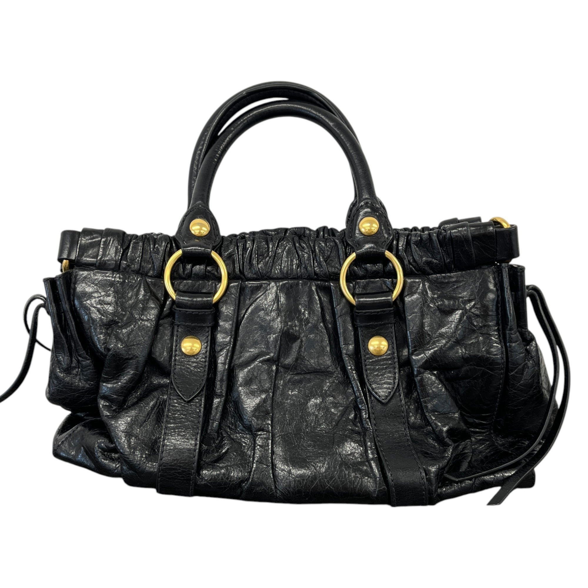 Women's Vitello Tote Handbag Black