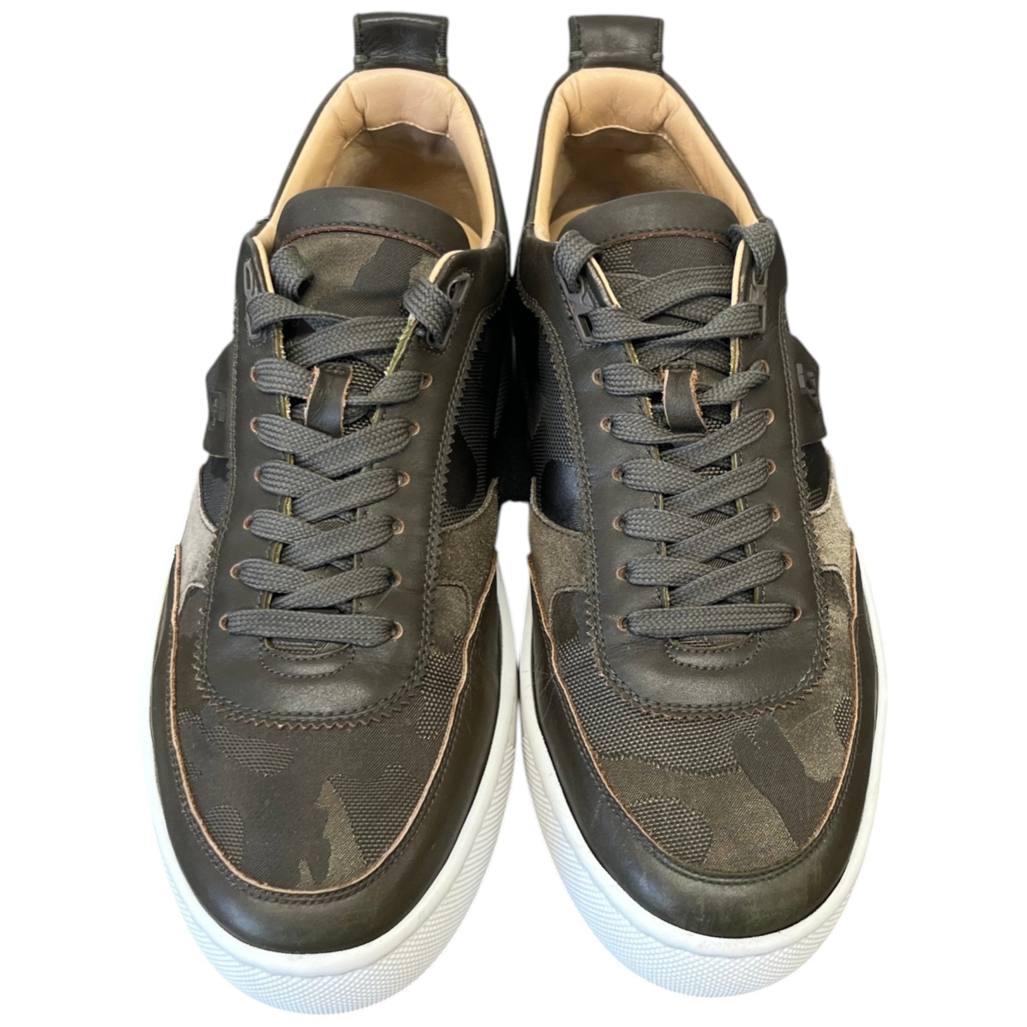 Men's Happyru Low Trainers Khaki Size EU 40.5 / UK 6.5