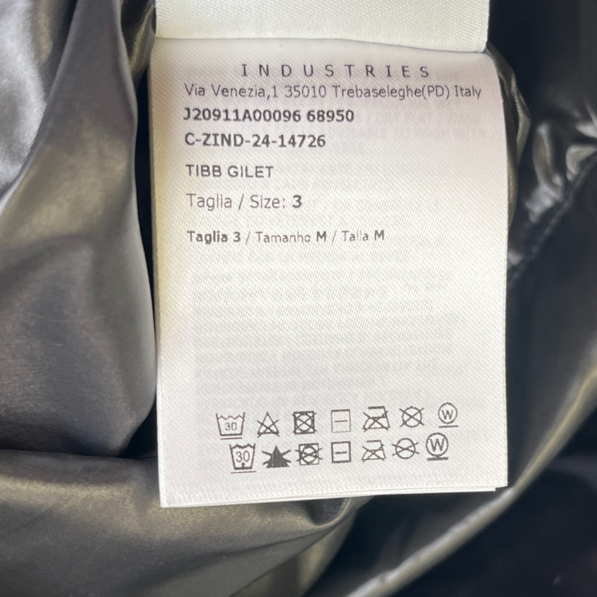 Men's Tibb Gilet Black Size 3 / L