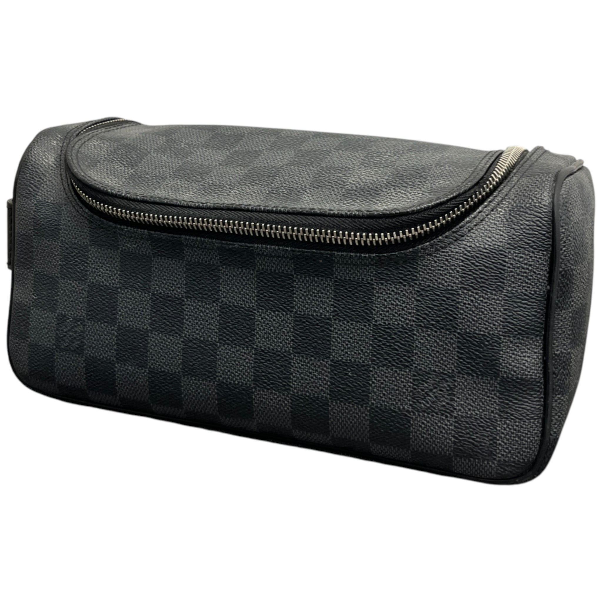 Men's Damier Graphite Toiletry Bag Black