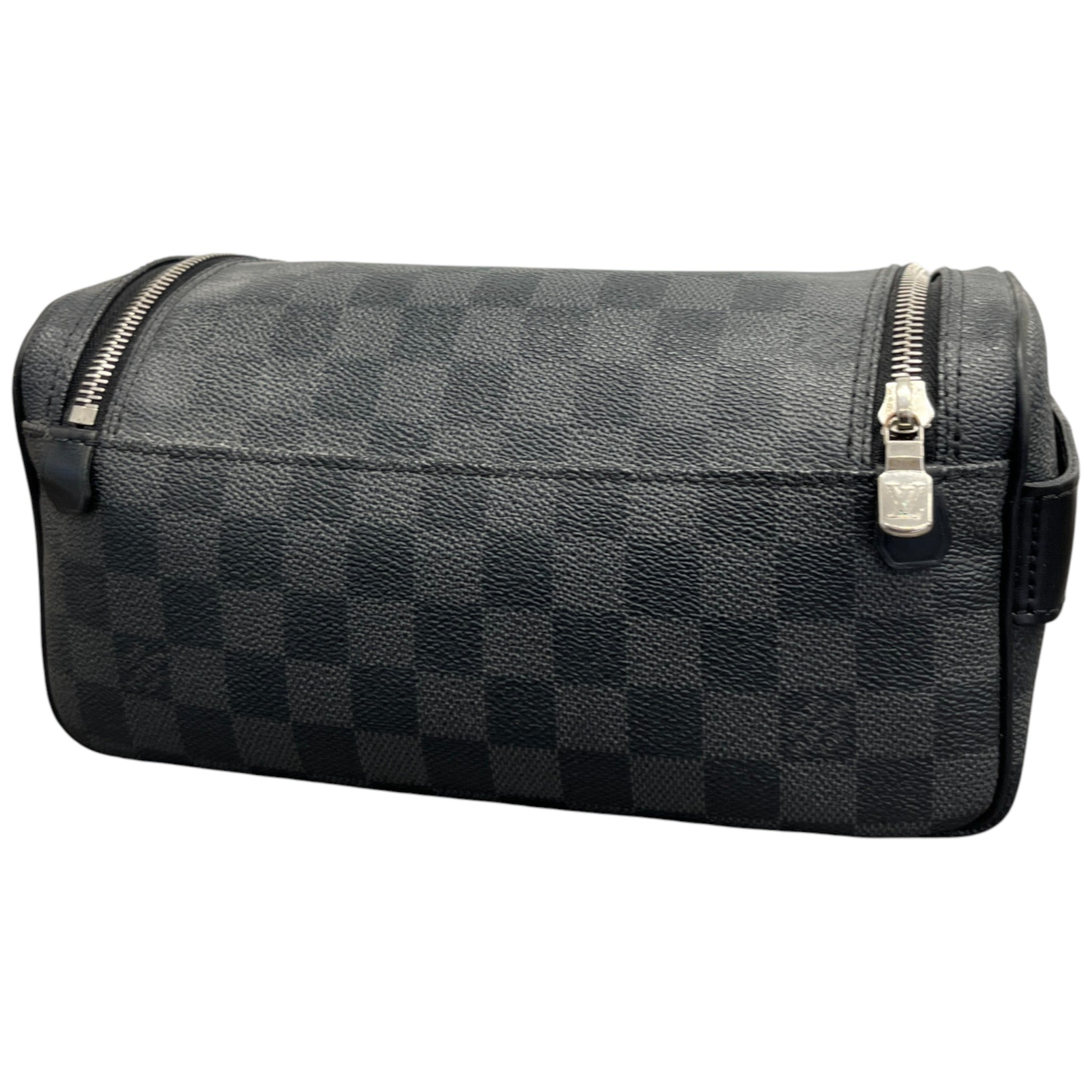 Men's Damier Graphite Toiletry Bag Black