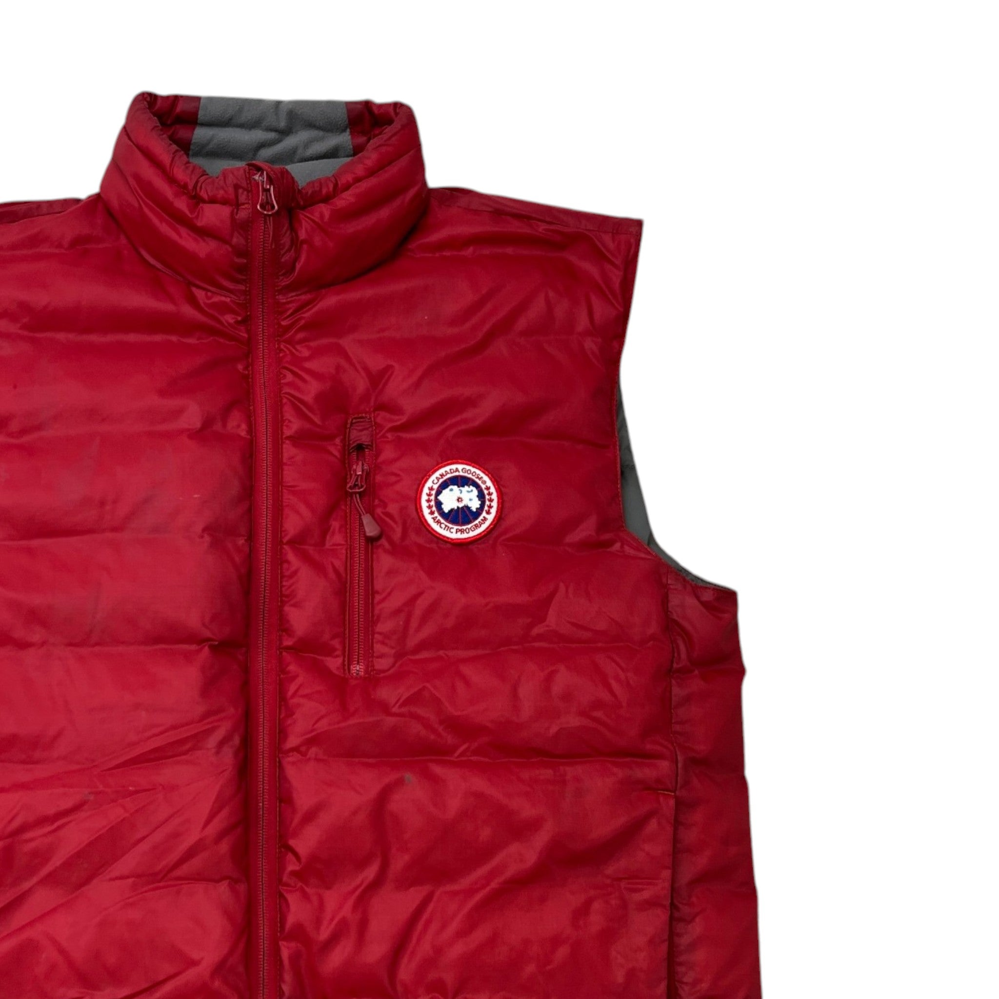 Men's Crofton Gilet Red Size M