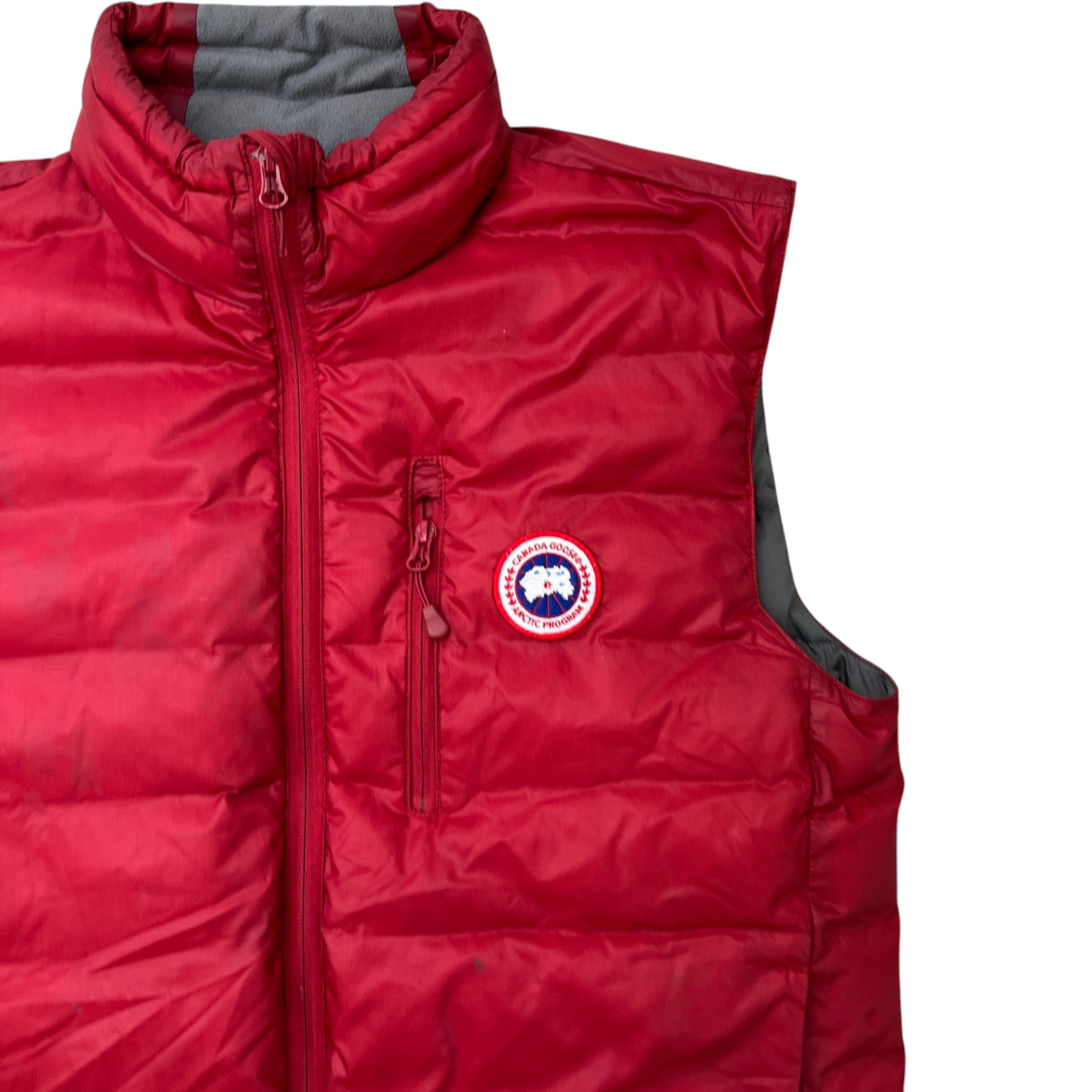 Men's Crofton Gilet Red Size M