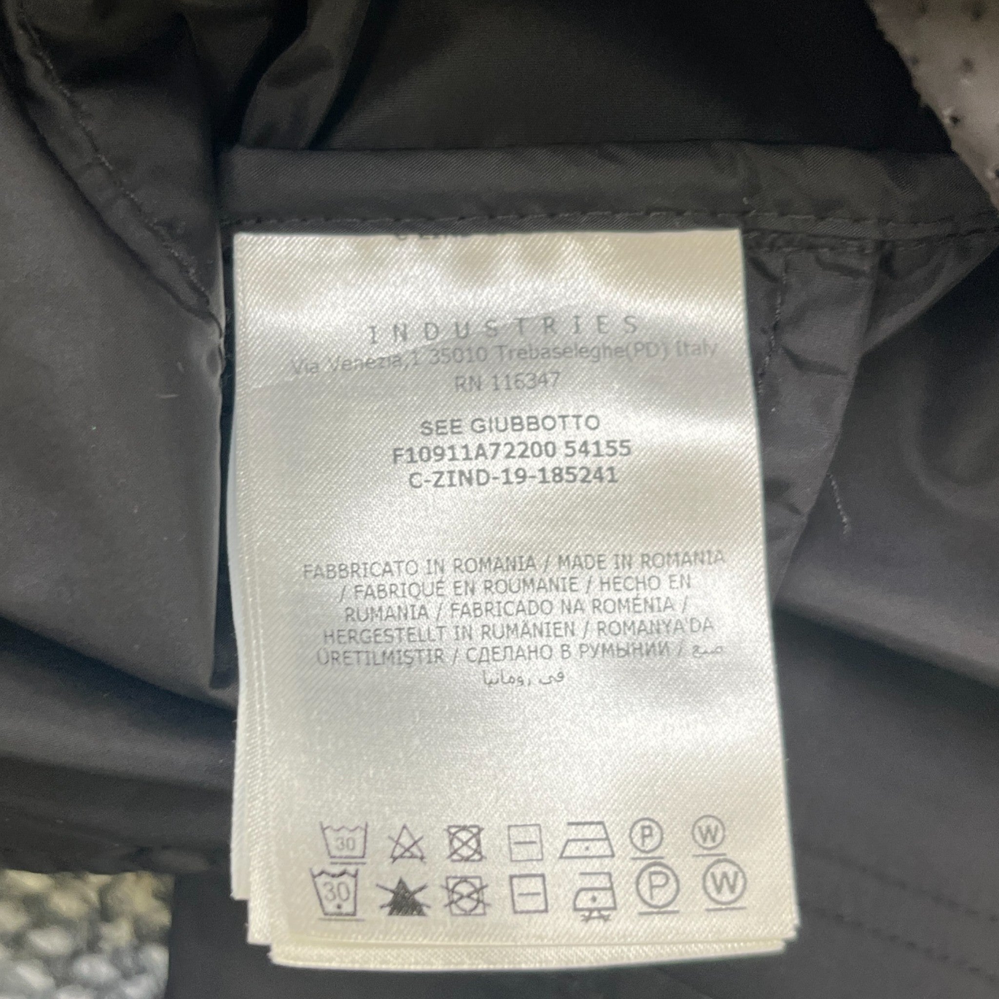 Men's See Jacket Black Size 2 / M