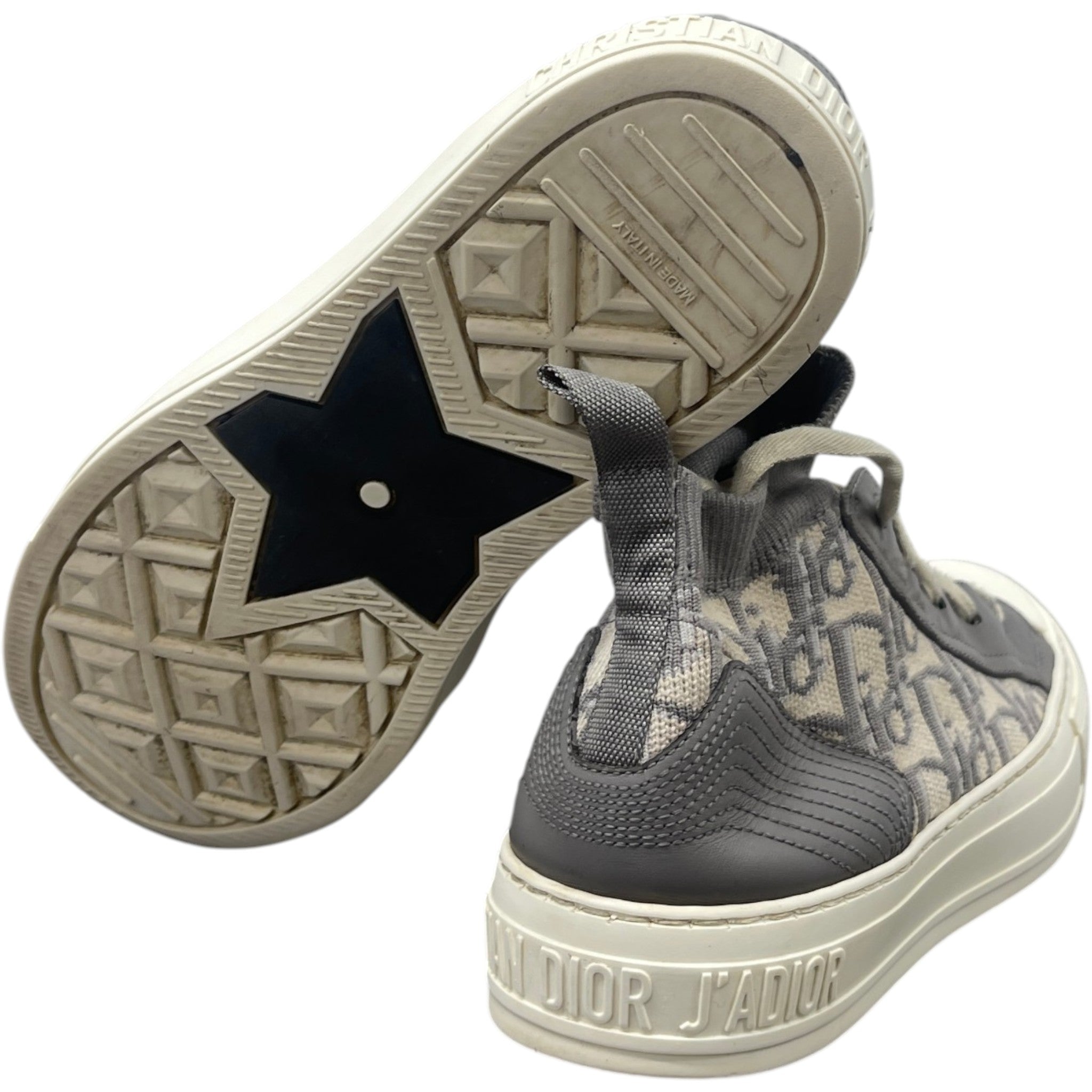 Women's Walk'N'Dior High Trainers Grey Size EU 37 / UK 4