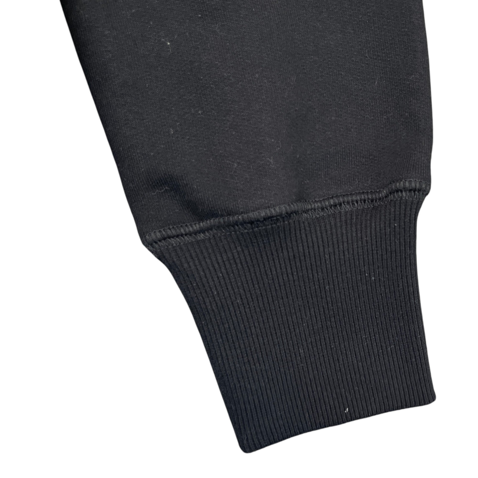 Men's Embroidered Logo Hoodie Black Size XXS