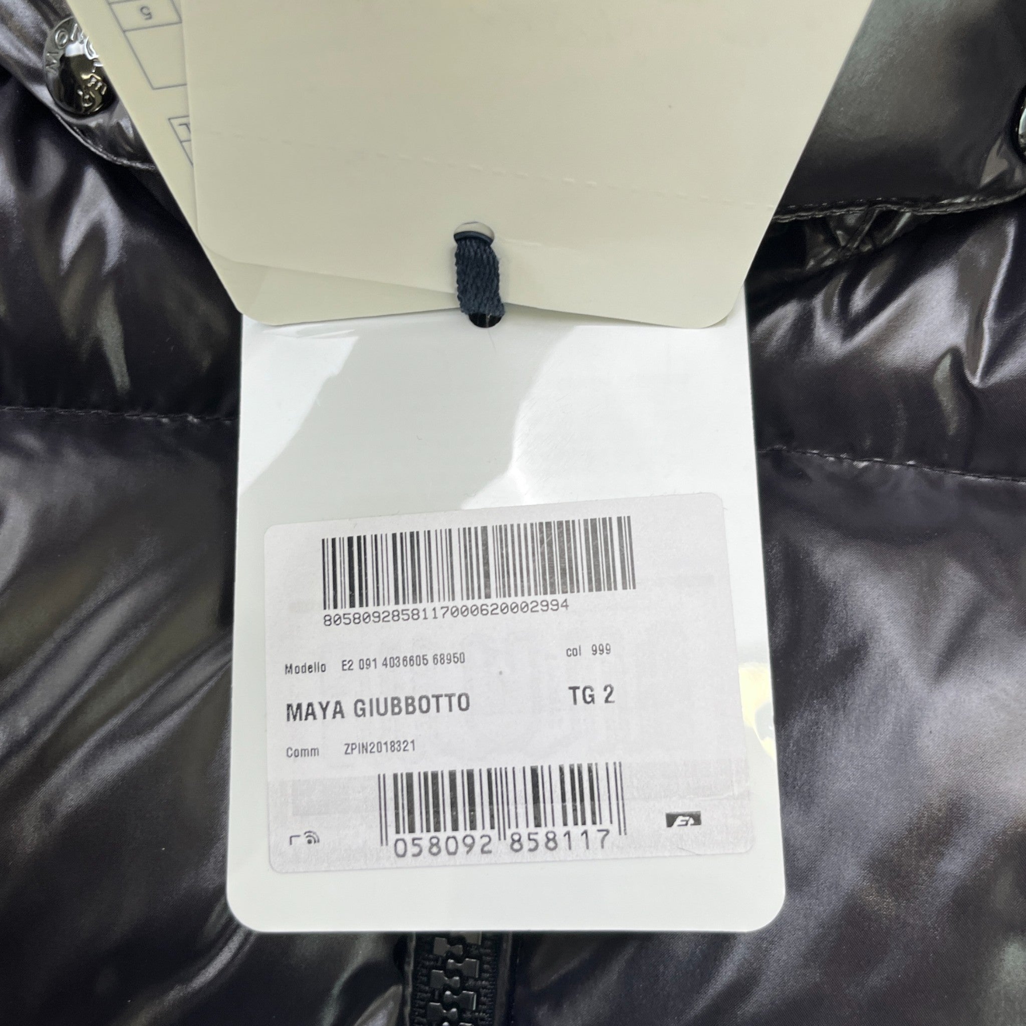 Men's Maya Down Jacket Black Size 2 / M