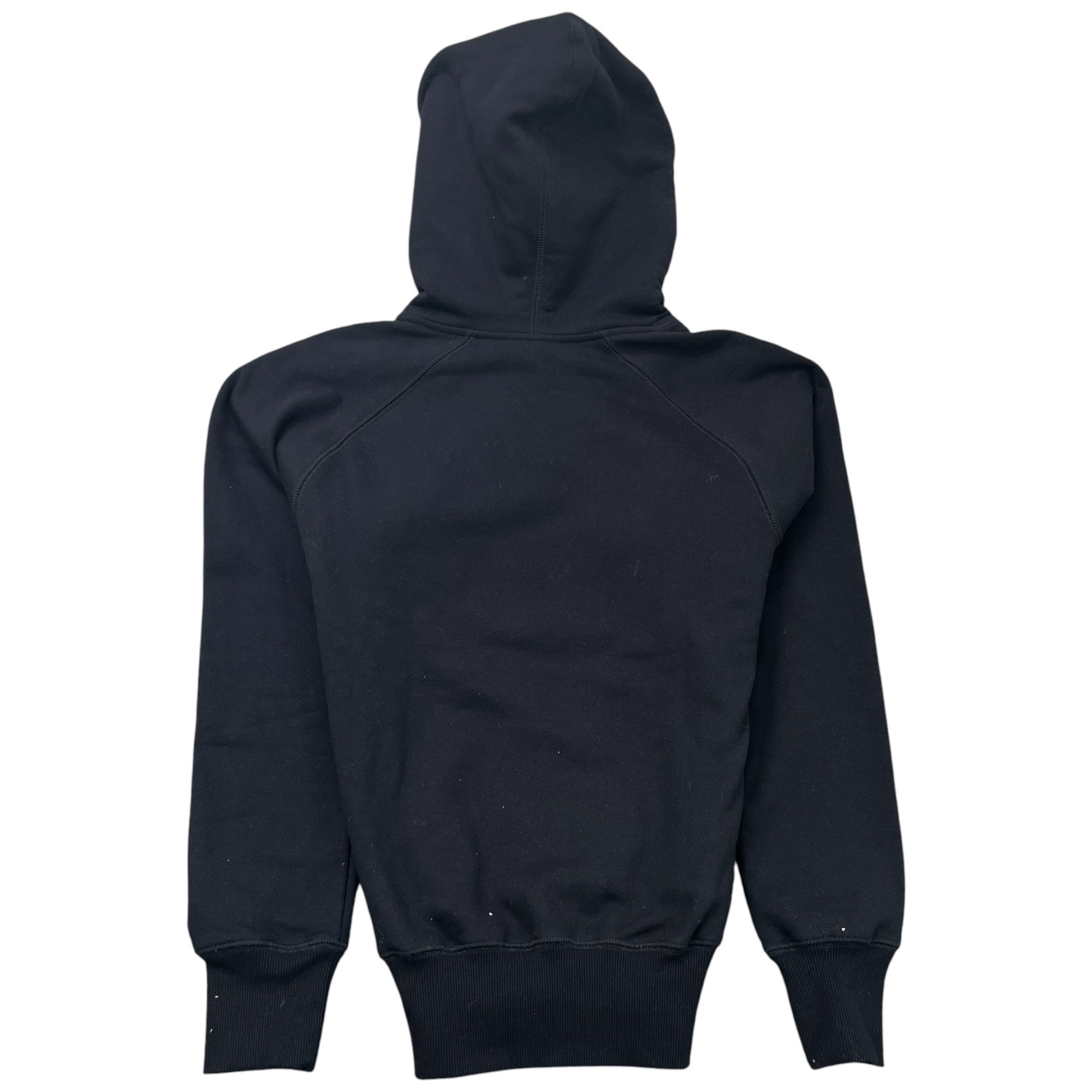 Men's Embroidered Logo Hoodie Black Size XXS