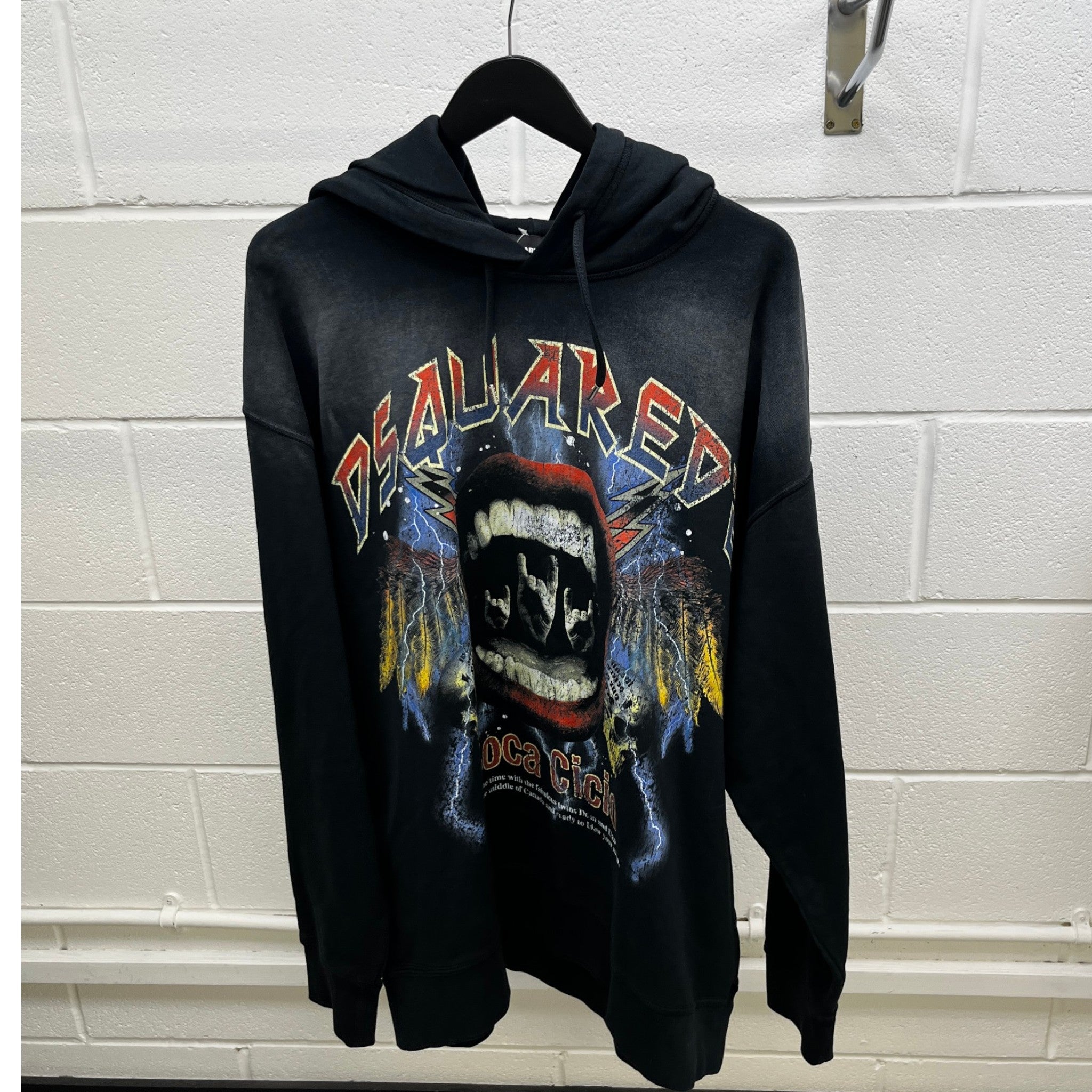 Men's Boca Cicio Hoodie Black Size XL