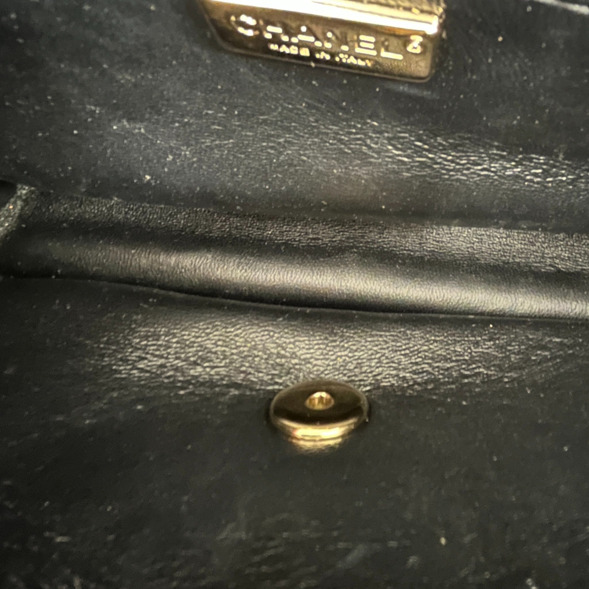 Women's Sequin Mini Classic Flap Bag Black