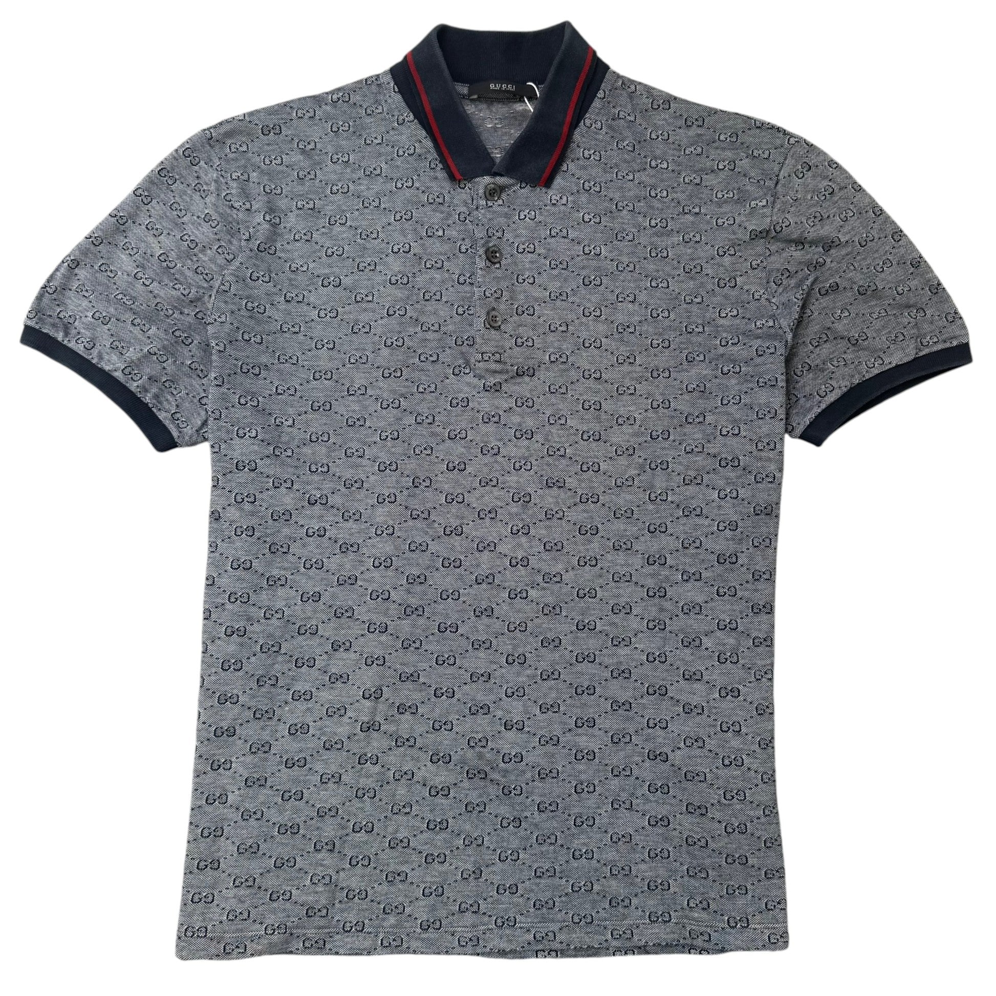 Men's Gg Polo Shirt Navy Size XL