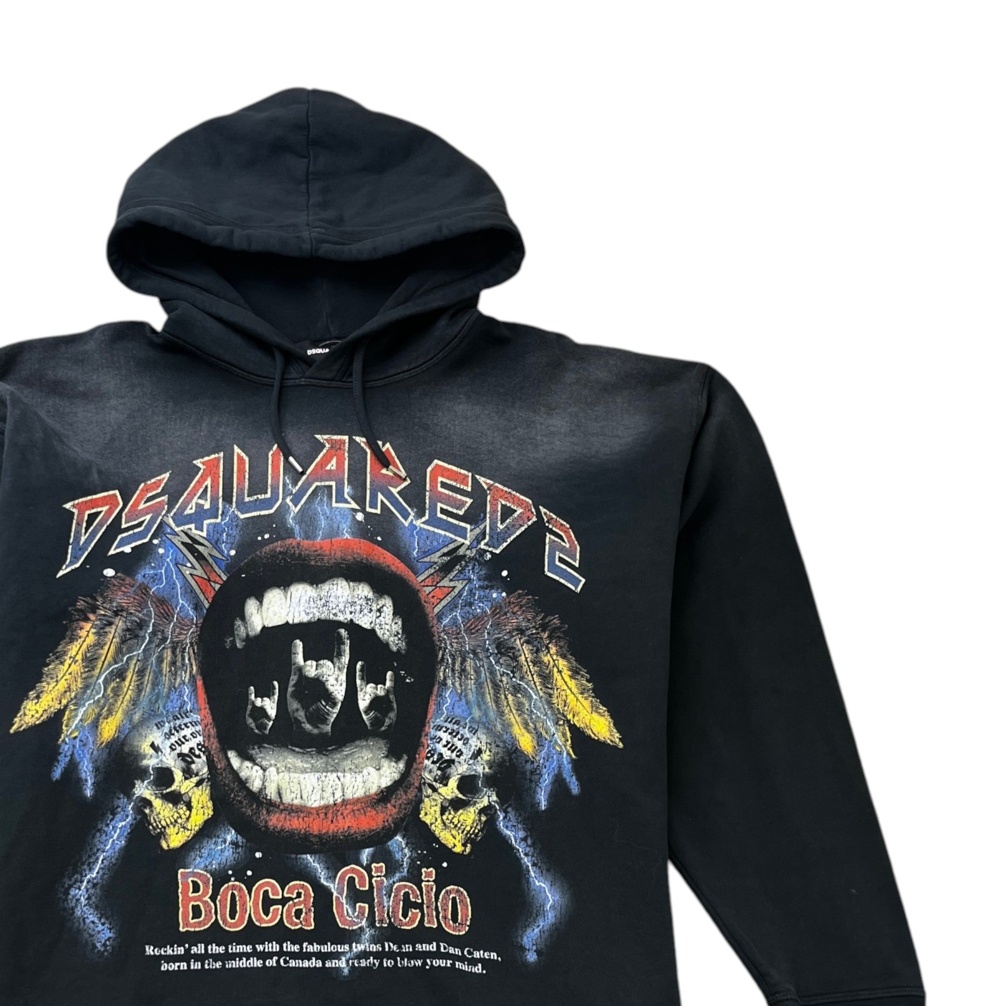 Men's Boca Cicio Hoodie Black Size XL