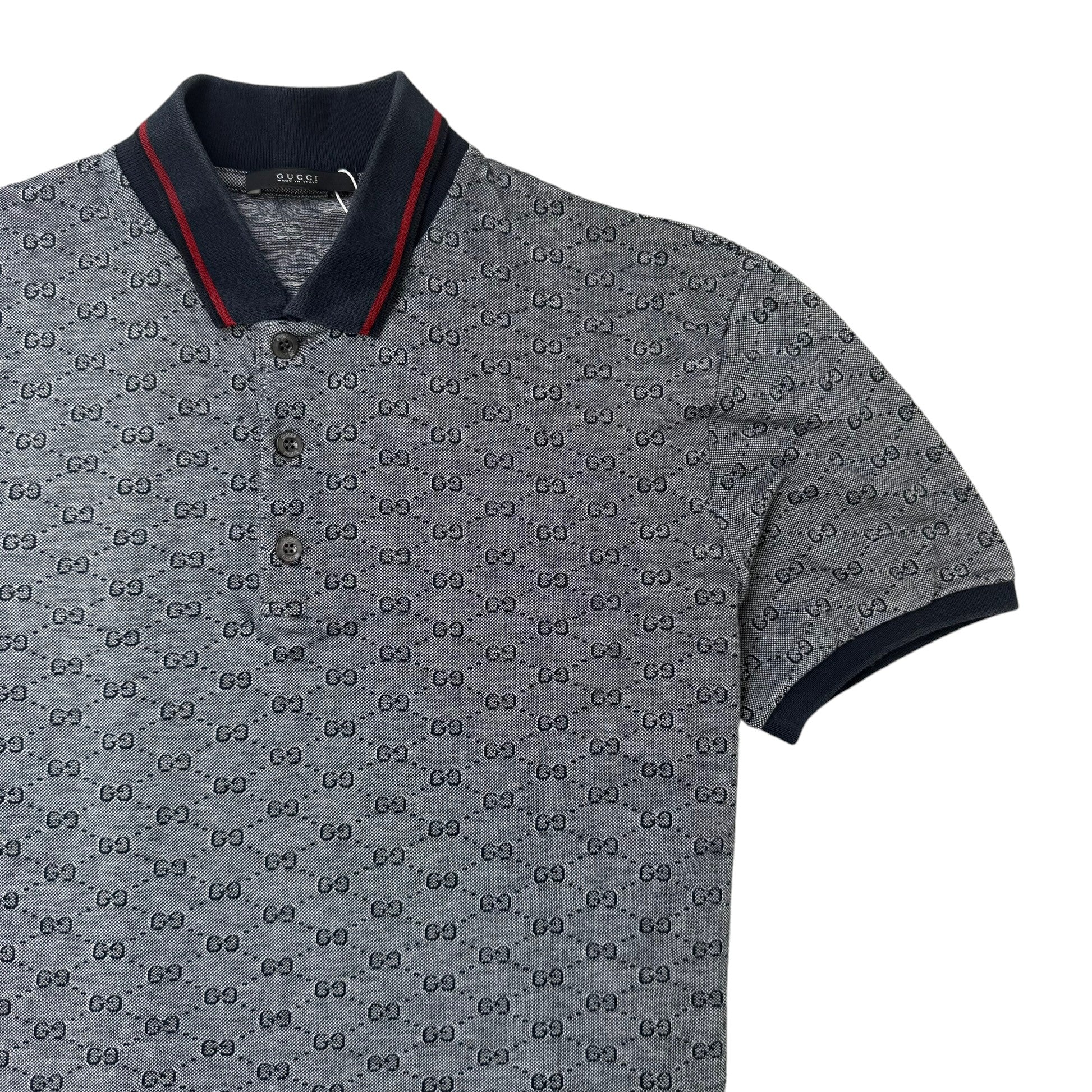 Men's Gg Polo Shirt Navy Size XL