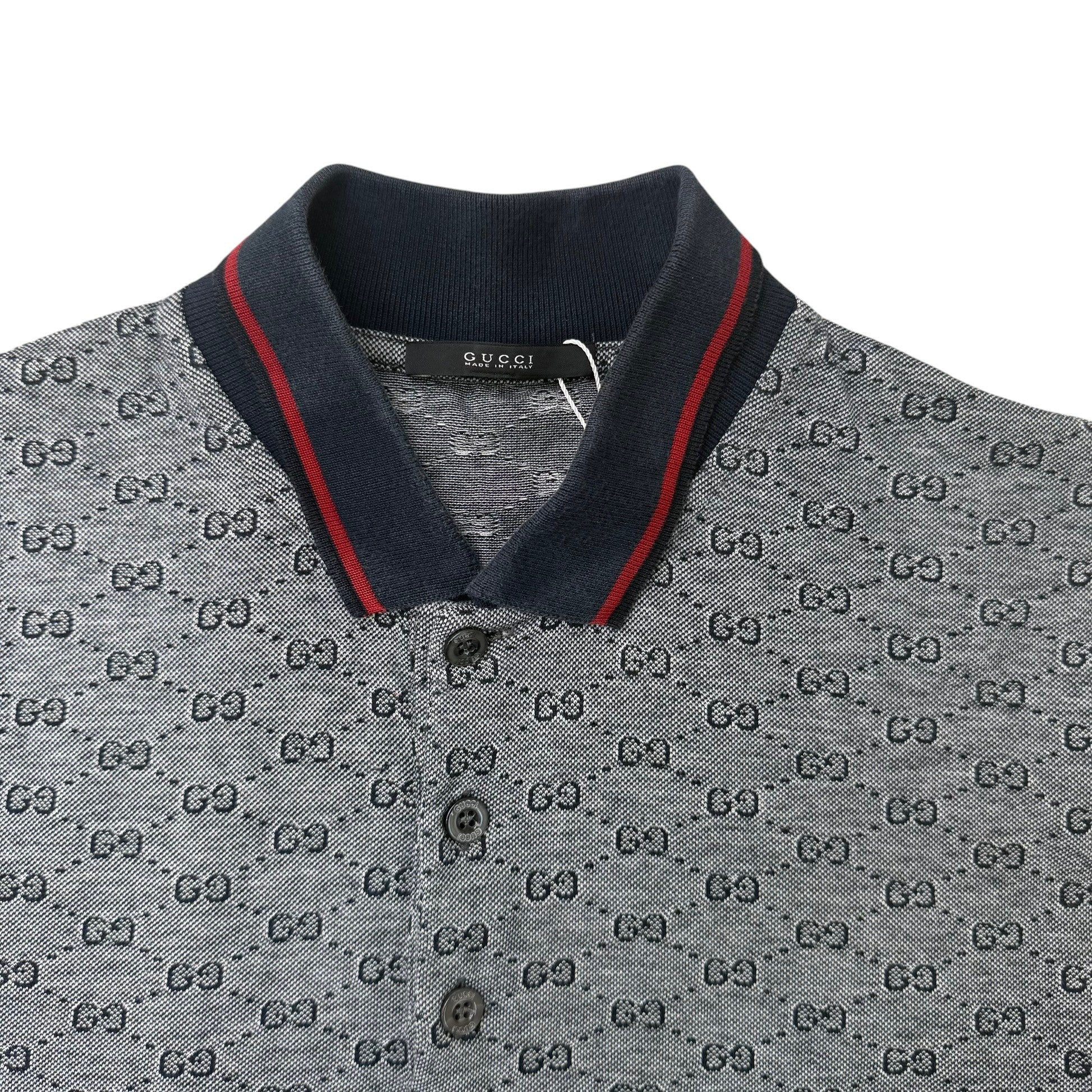 Men's Gg Polo Shirt Navy Size XL