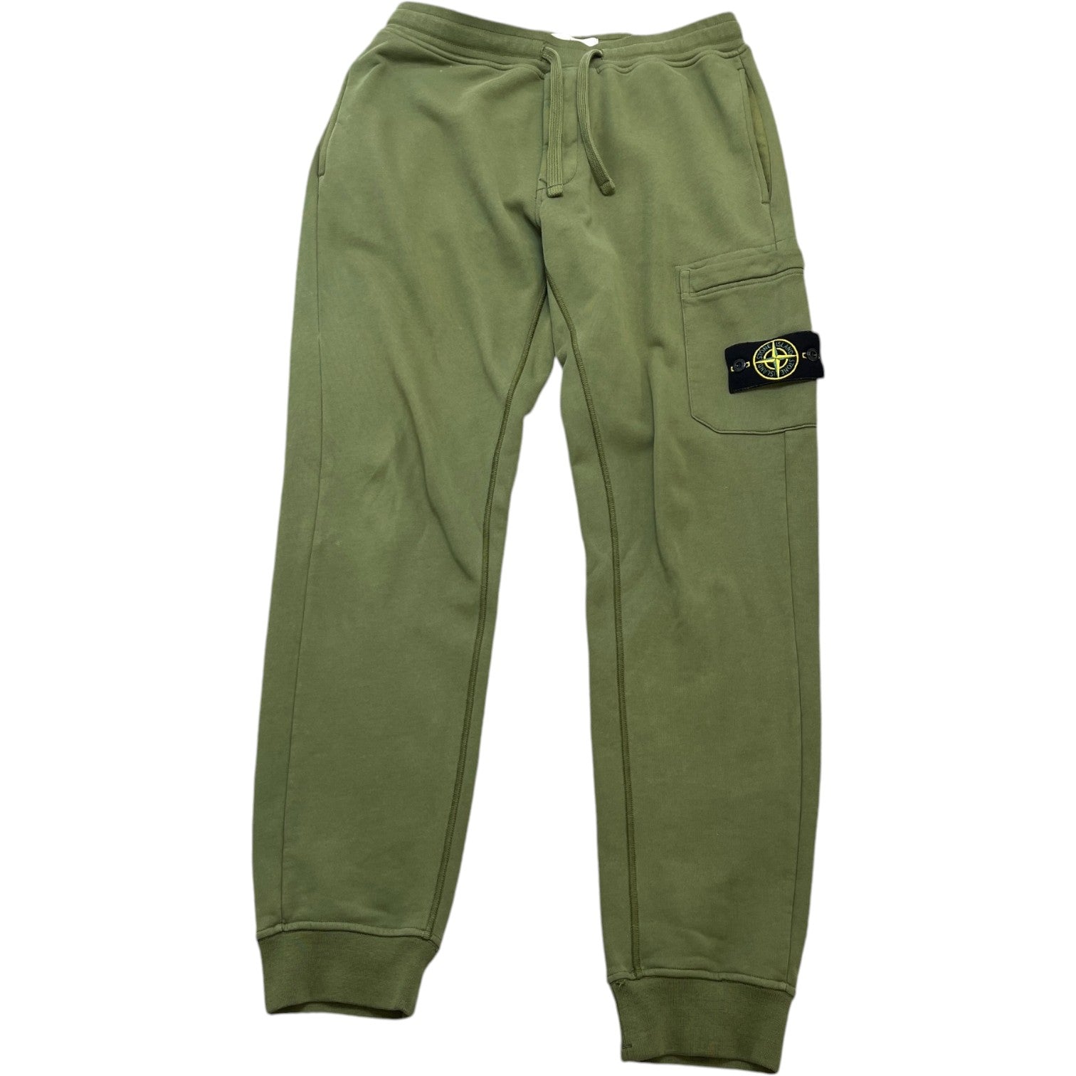 Men's Applique Logo Joggers Green Size M