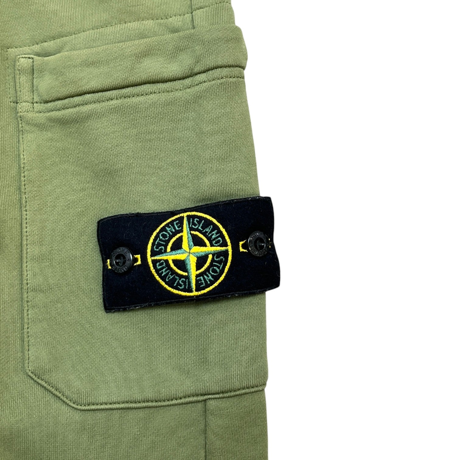 Men's Applique Logo Joggers Green Size M