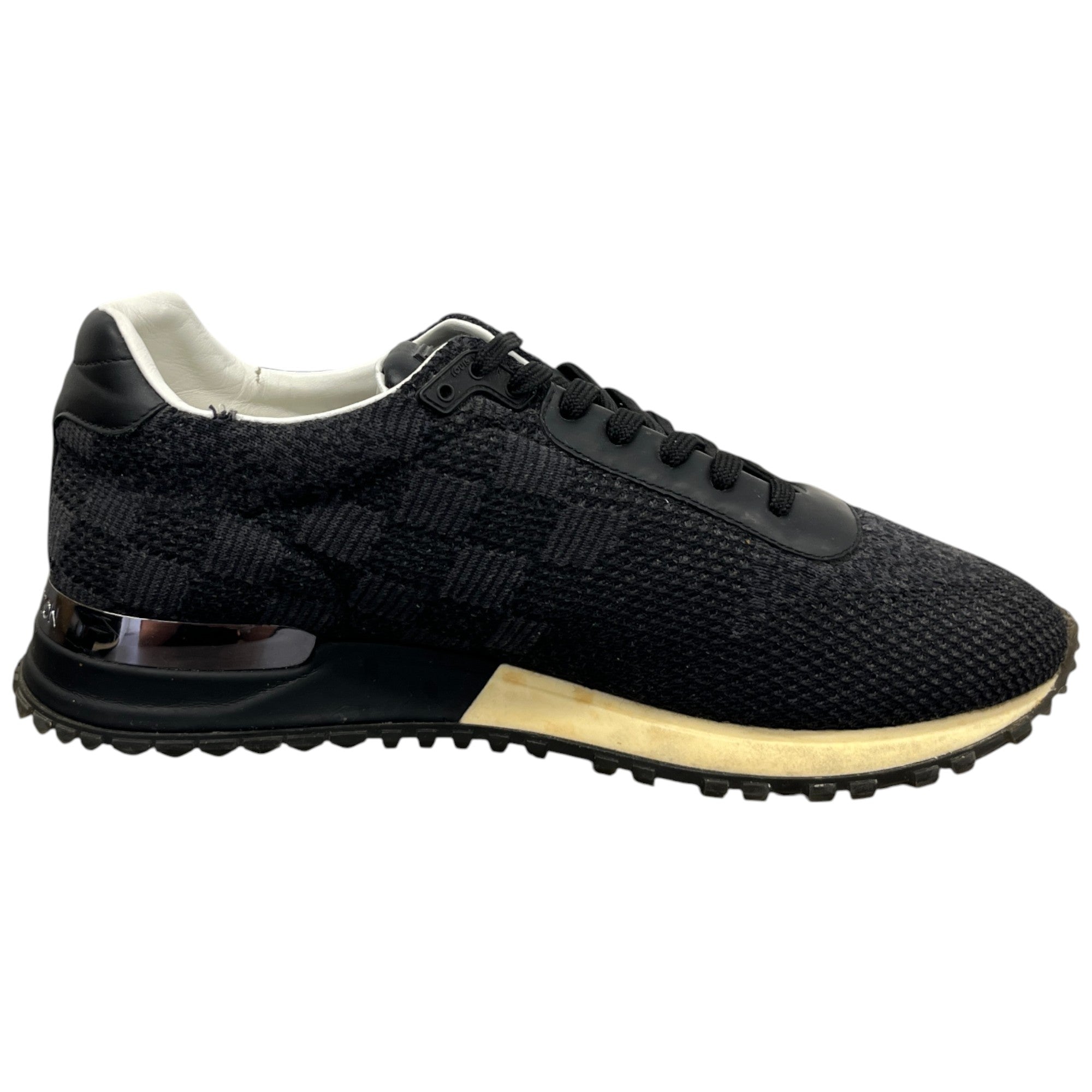 Men's Knit Run Away Low Trainers Black Size EU 39.5 / UK 5.5