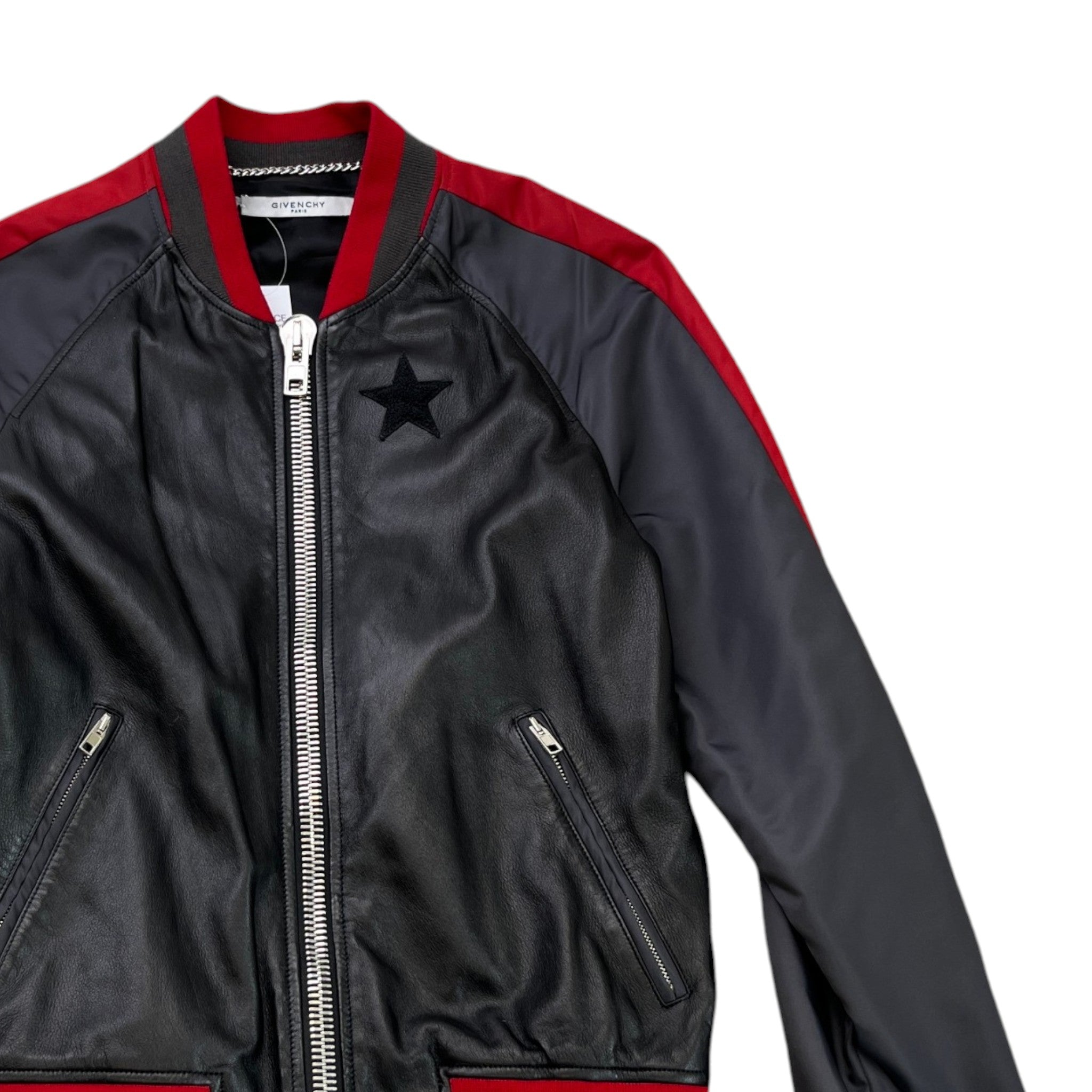 Men's Applique Star Jacket Black Size IT 48 / M