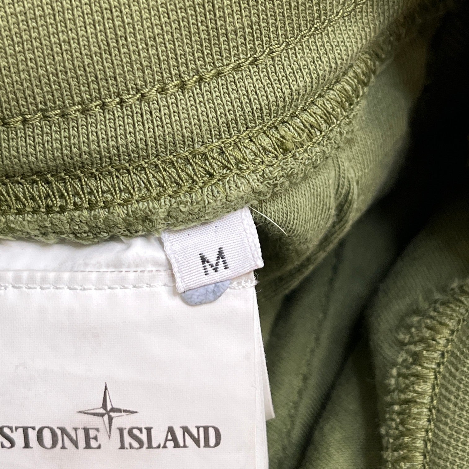 Men's Applique Logo Joggers Green Size M