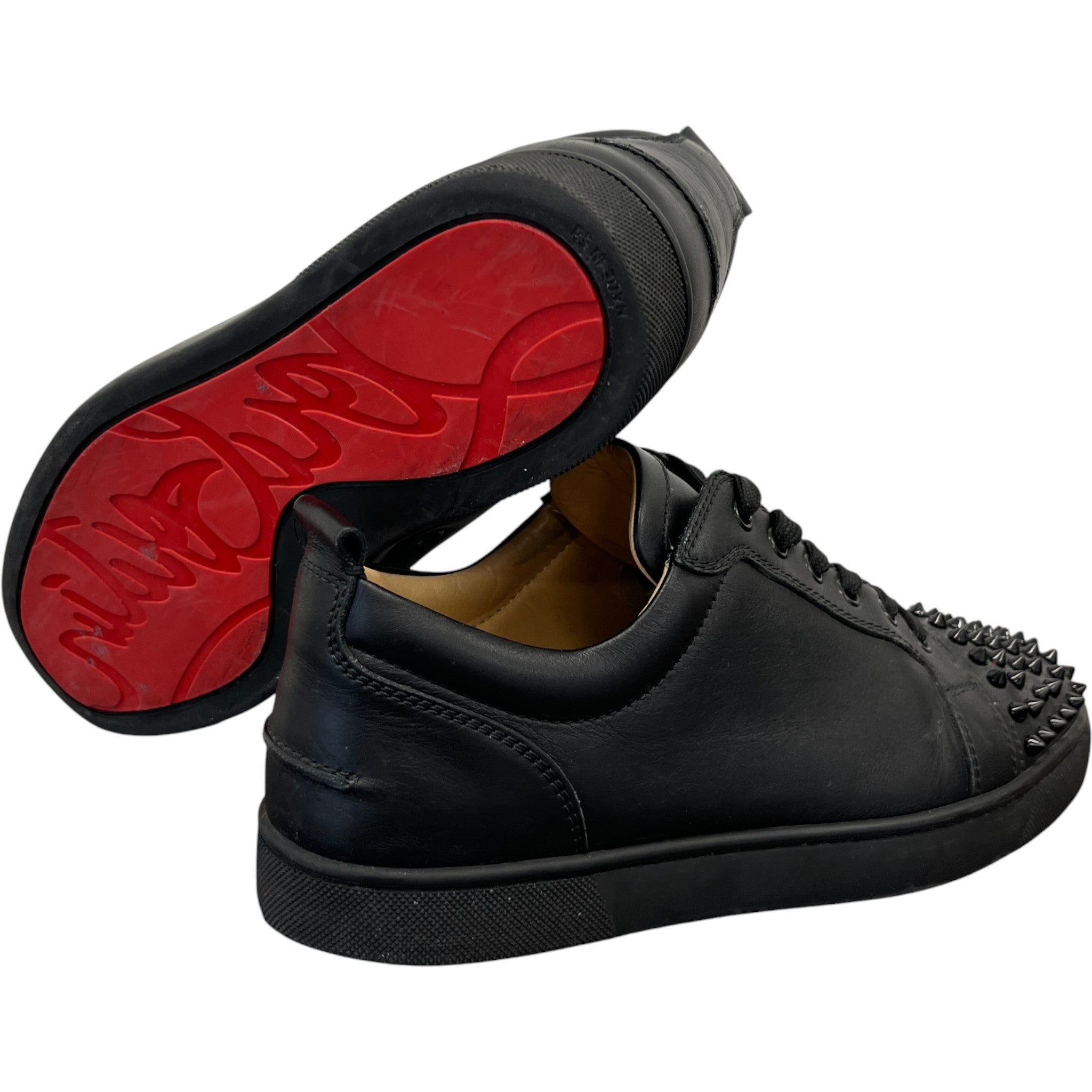 Men's Louis Junior Spikes Low Trainers Black Size EU 41.5 / UK 7.5