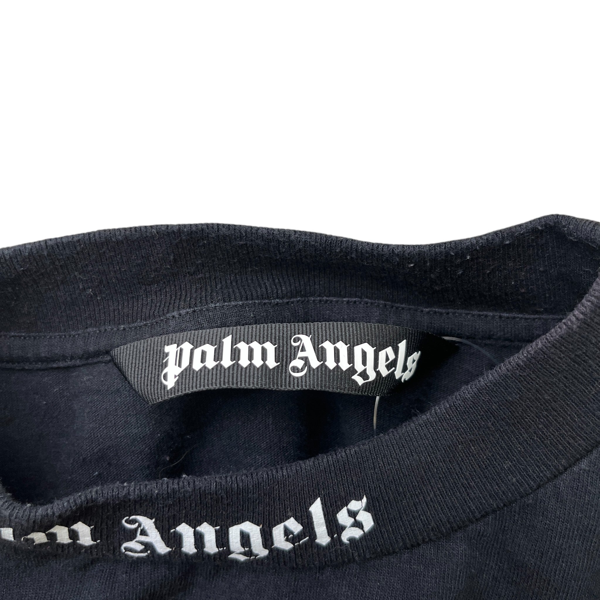 Men's Classic Logo Print T-Shirt Black Size M