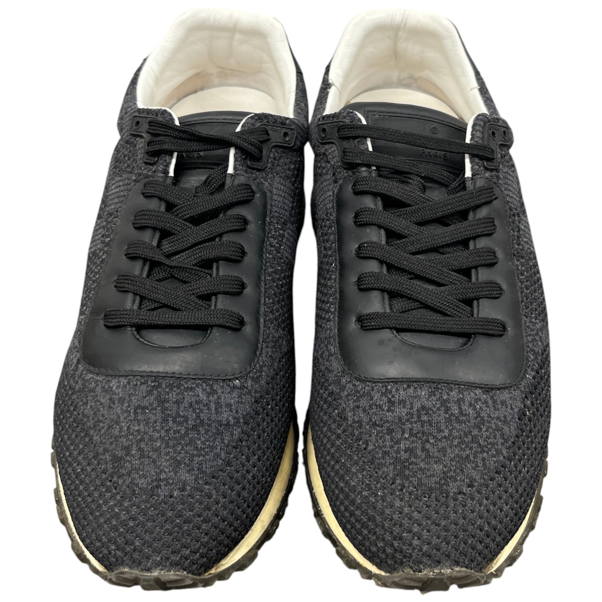 Men's Knit Run Away Low Trainers Black Size EU 39.5 / UK 5.5