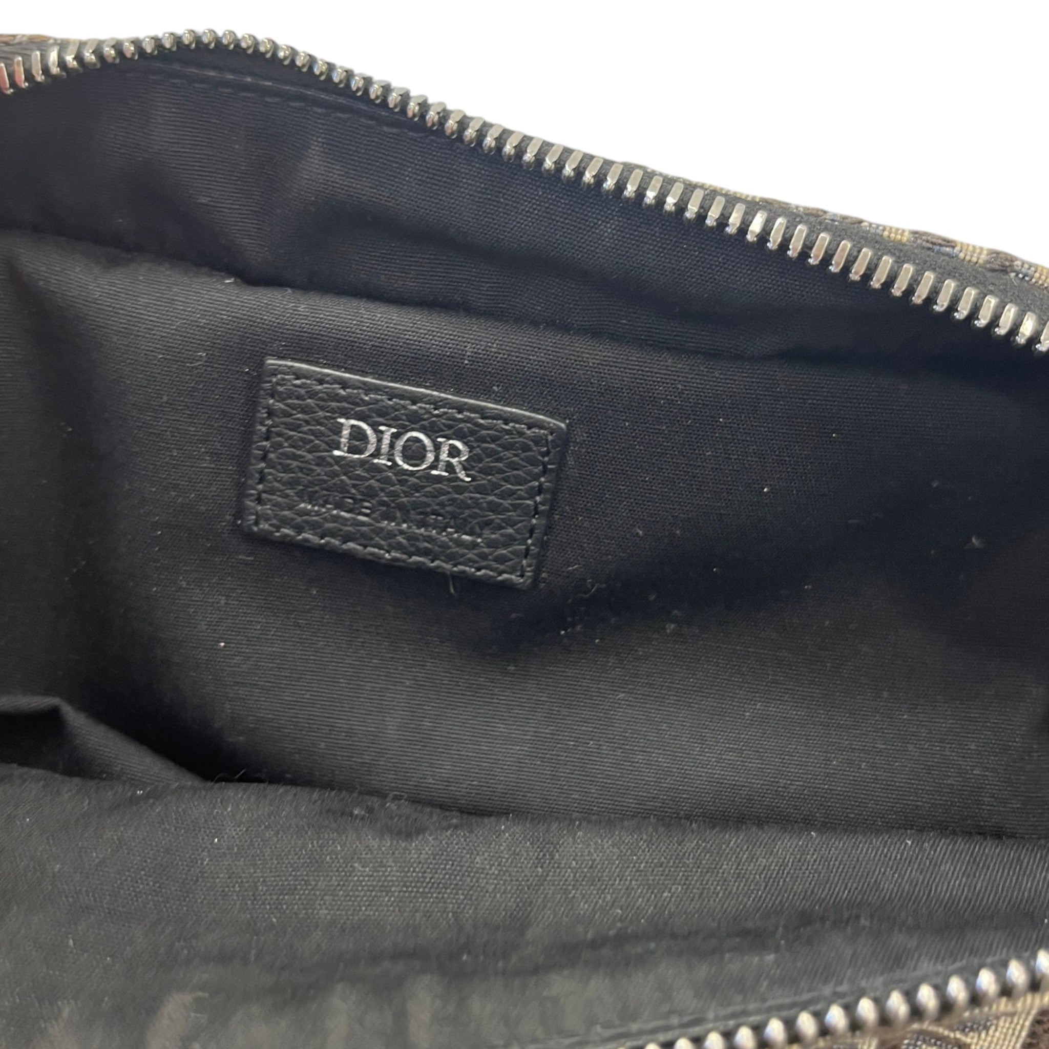 Men's Oblique Safari Messenger Bag Beige