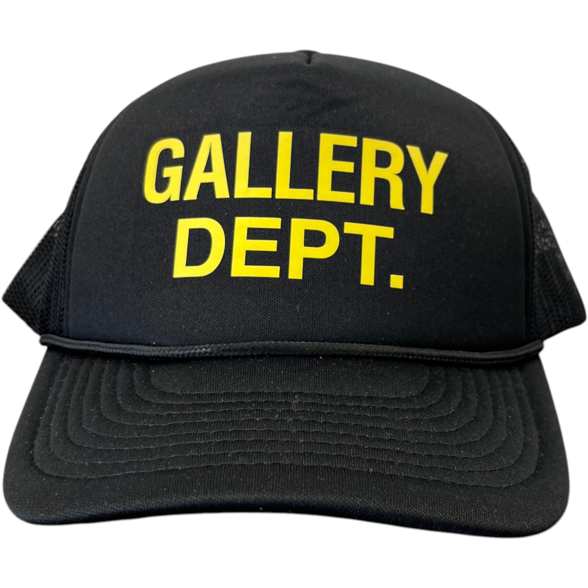 Men's Logo Trucker Cap Black