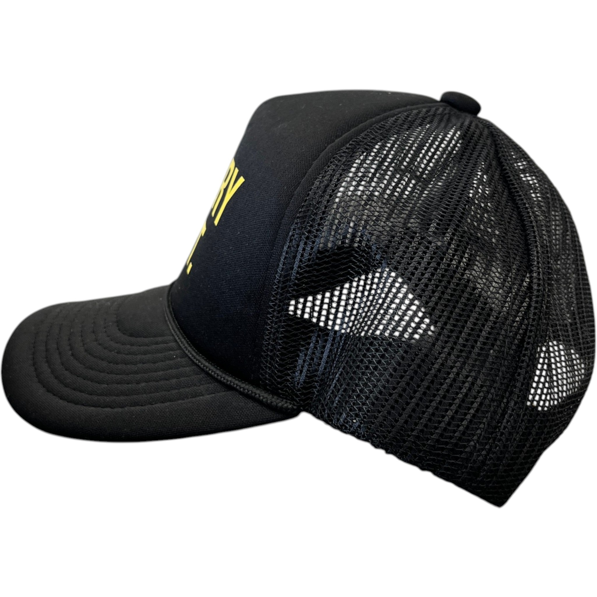 Men's Logo Trucker Cap Black