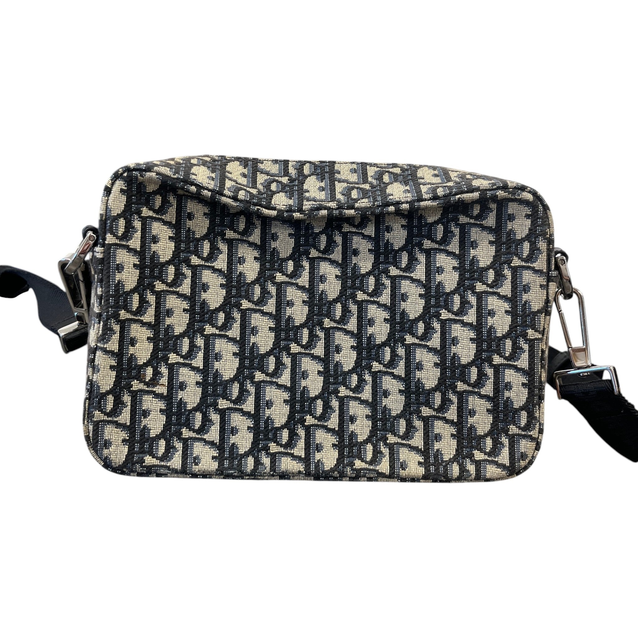 Men's Oblique Safari Messenger Bag Beige