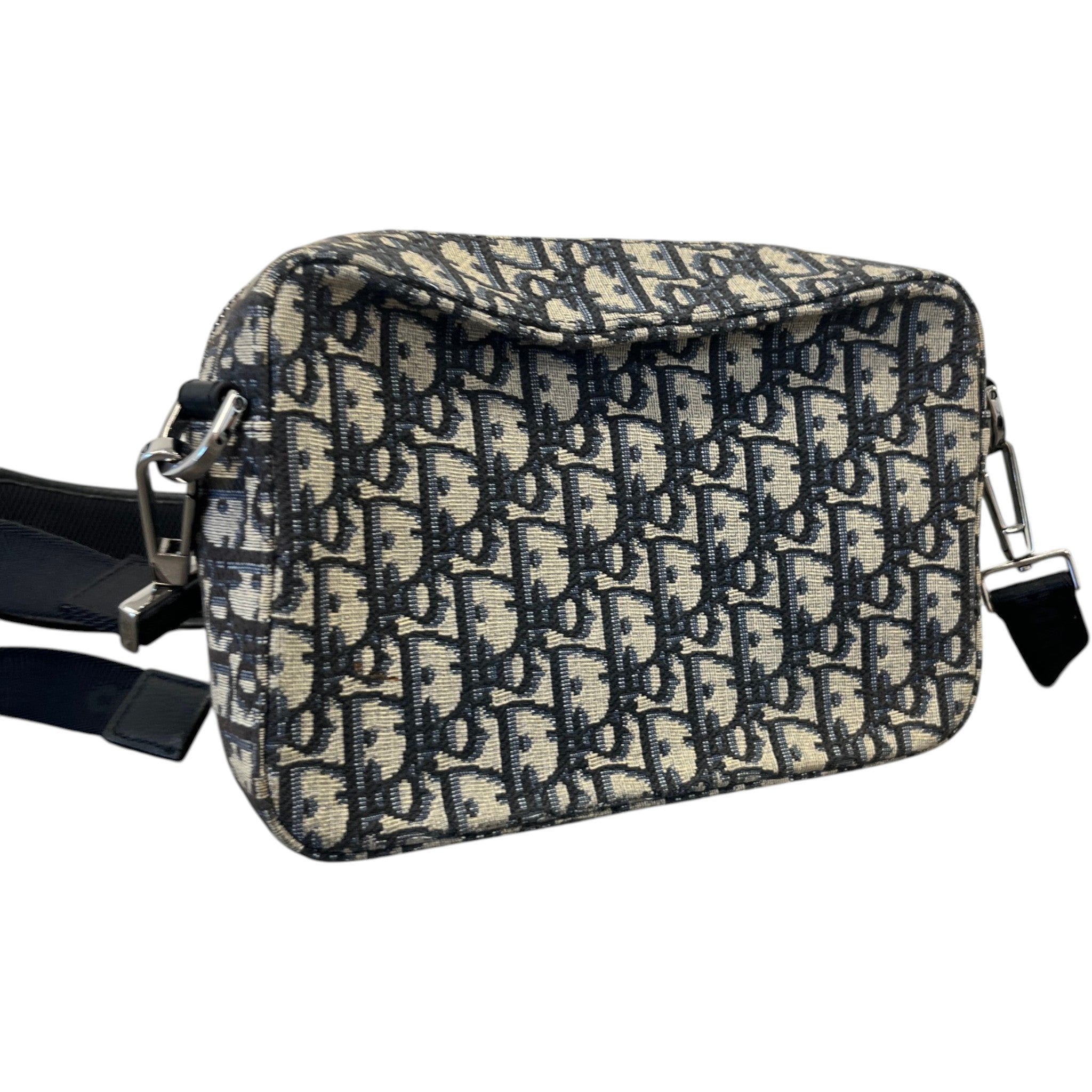 Men's Oblique Safari Messenger Bag Beige