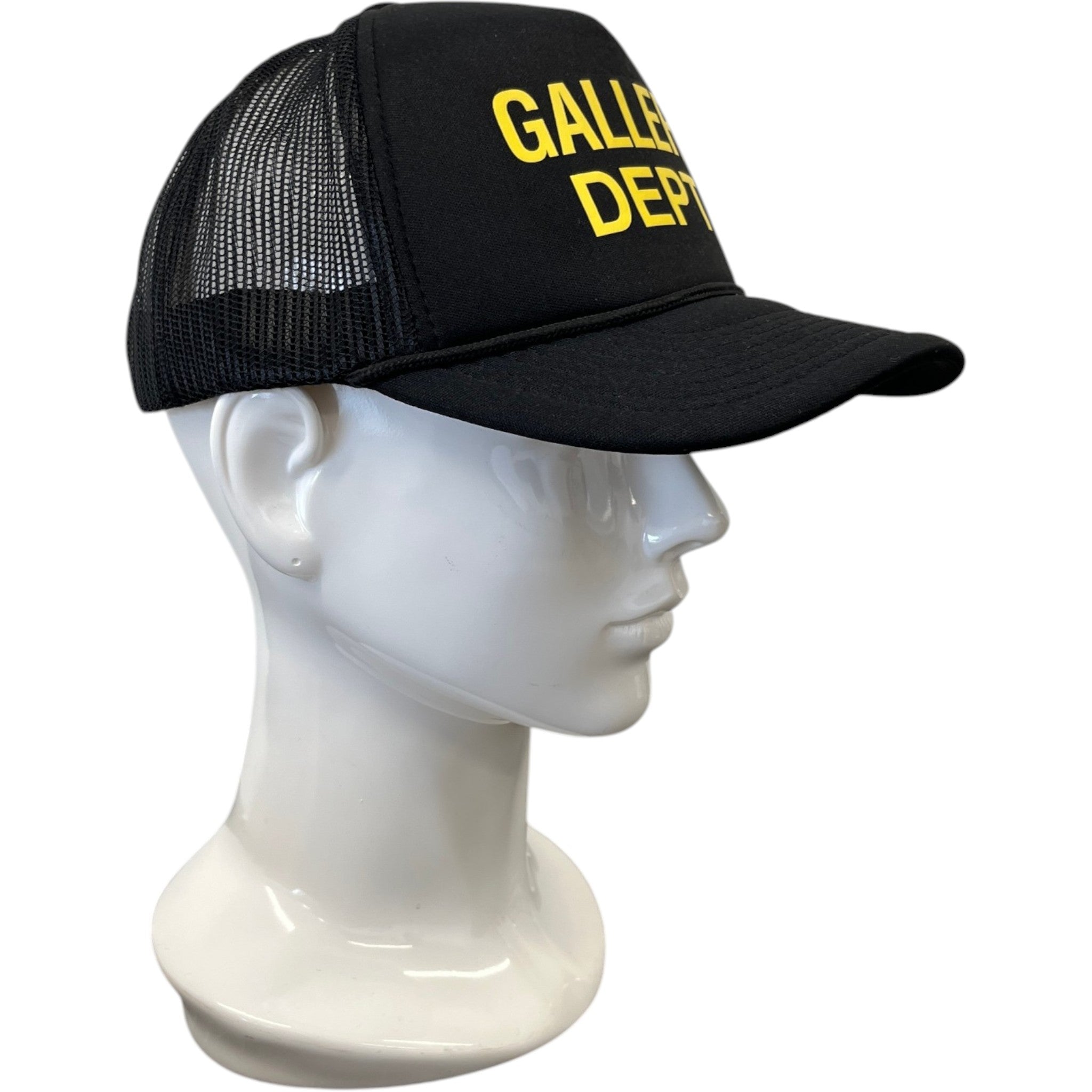 Men's Logo Trucker Cap Black