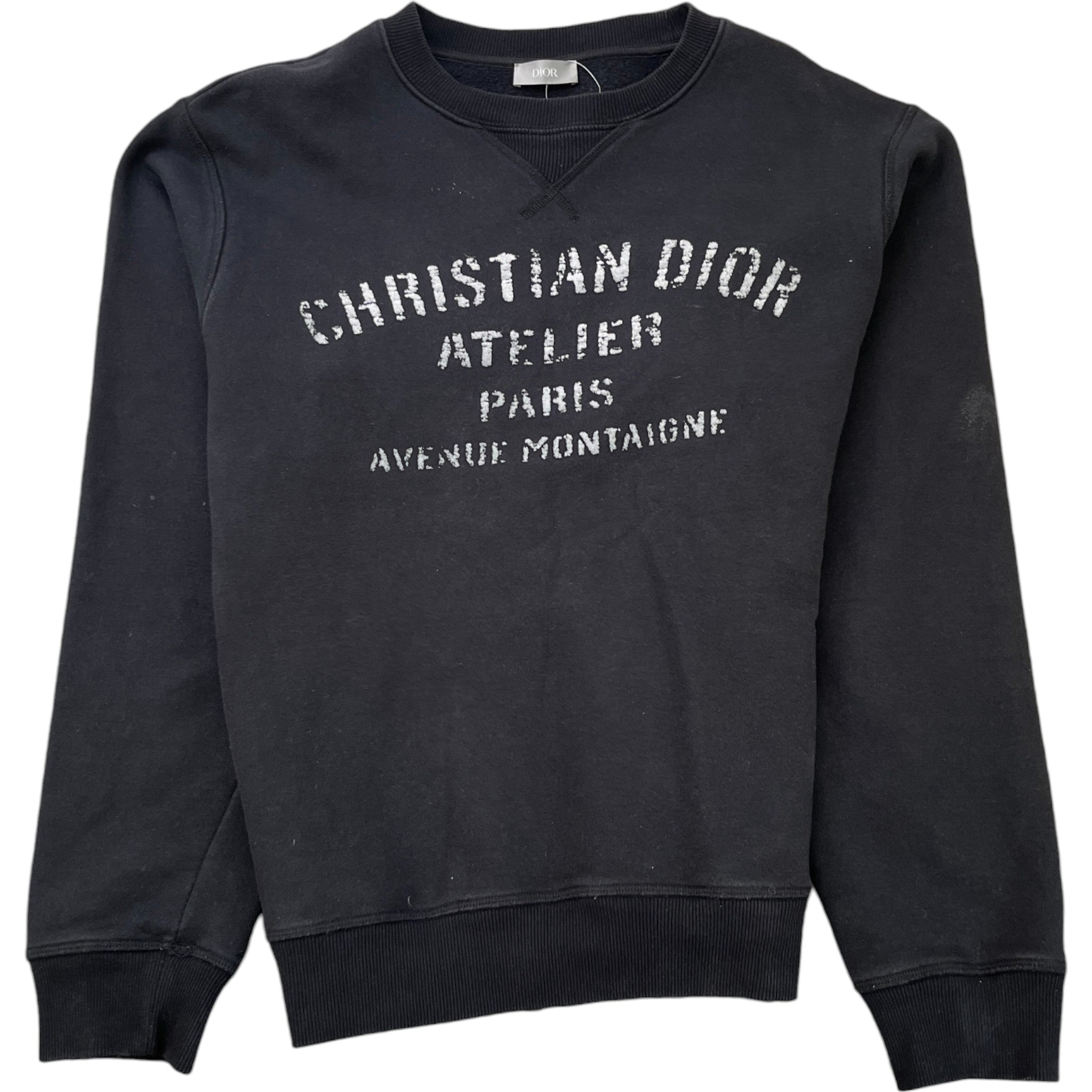 Men's Atelier Logo Jumper Black Size L