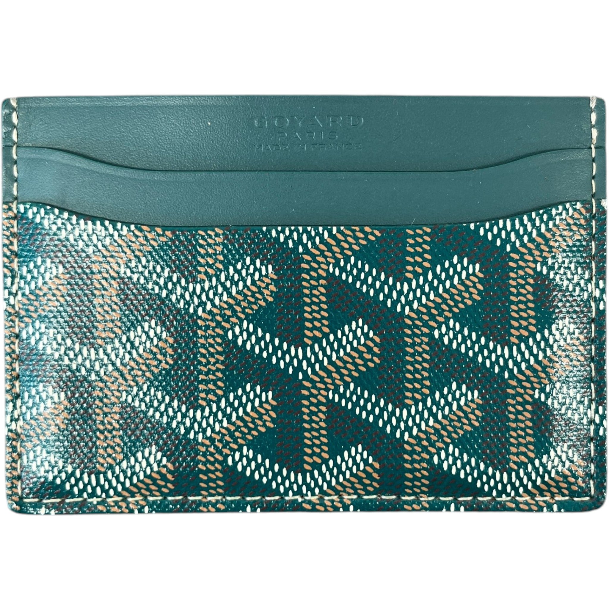 Men's Saint Sulpice Card Holder Green