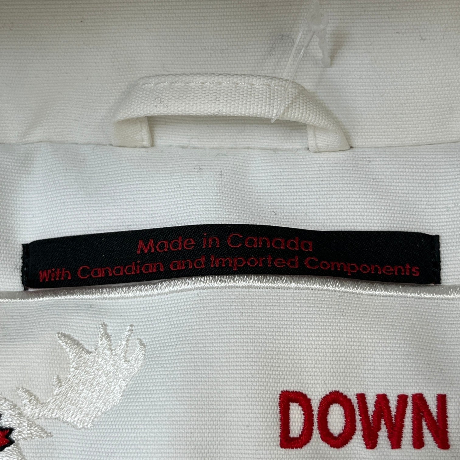 Men's Stirling Parka Down Jacket White Size M