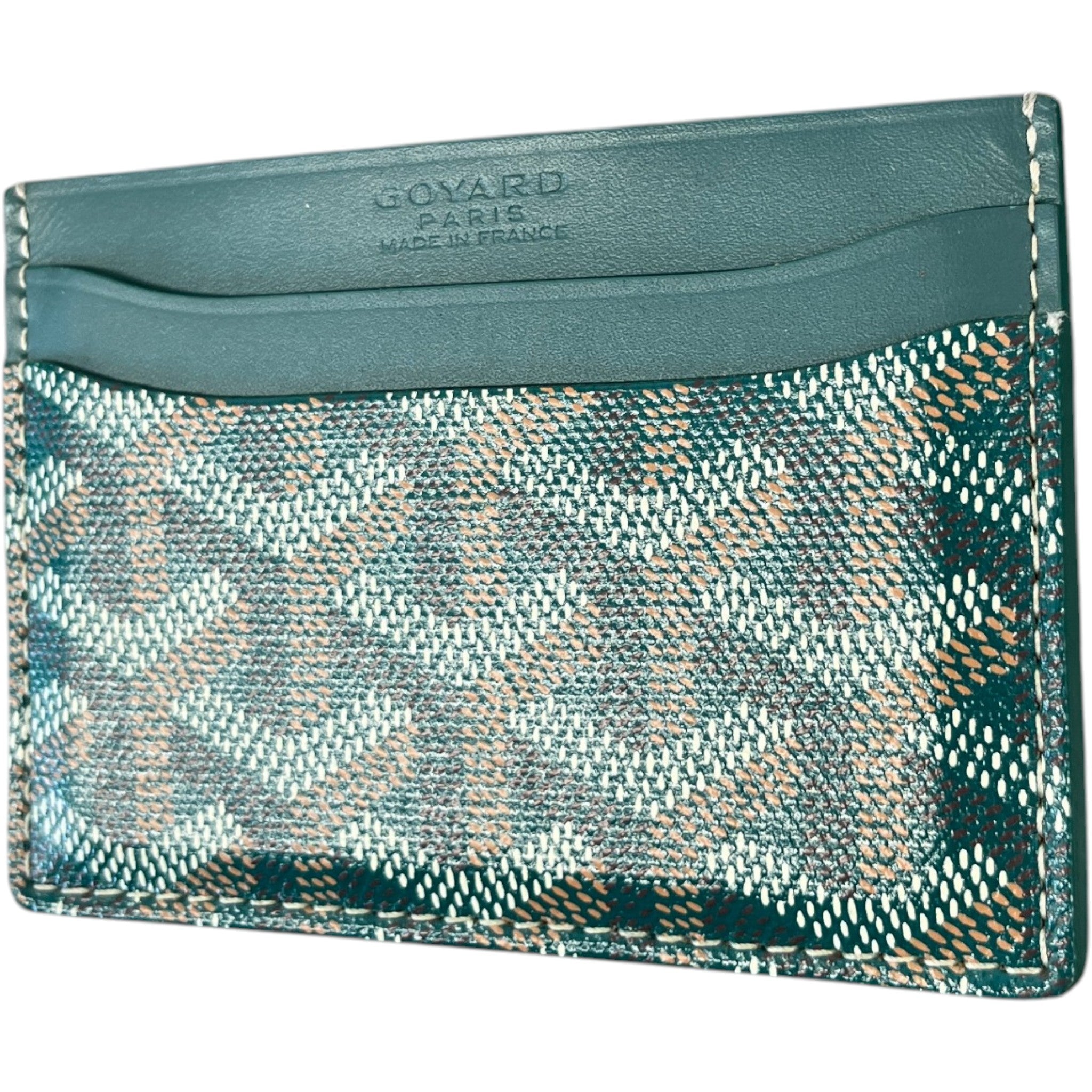 Men's Saint Sulpice Card Holder Green