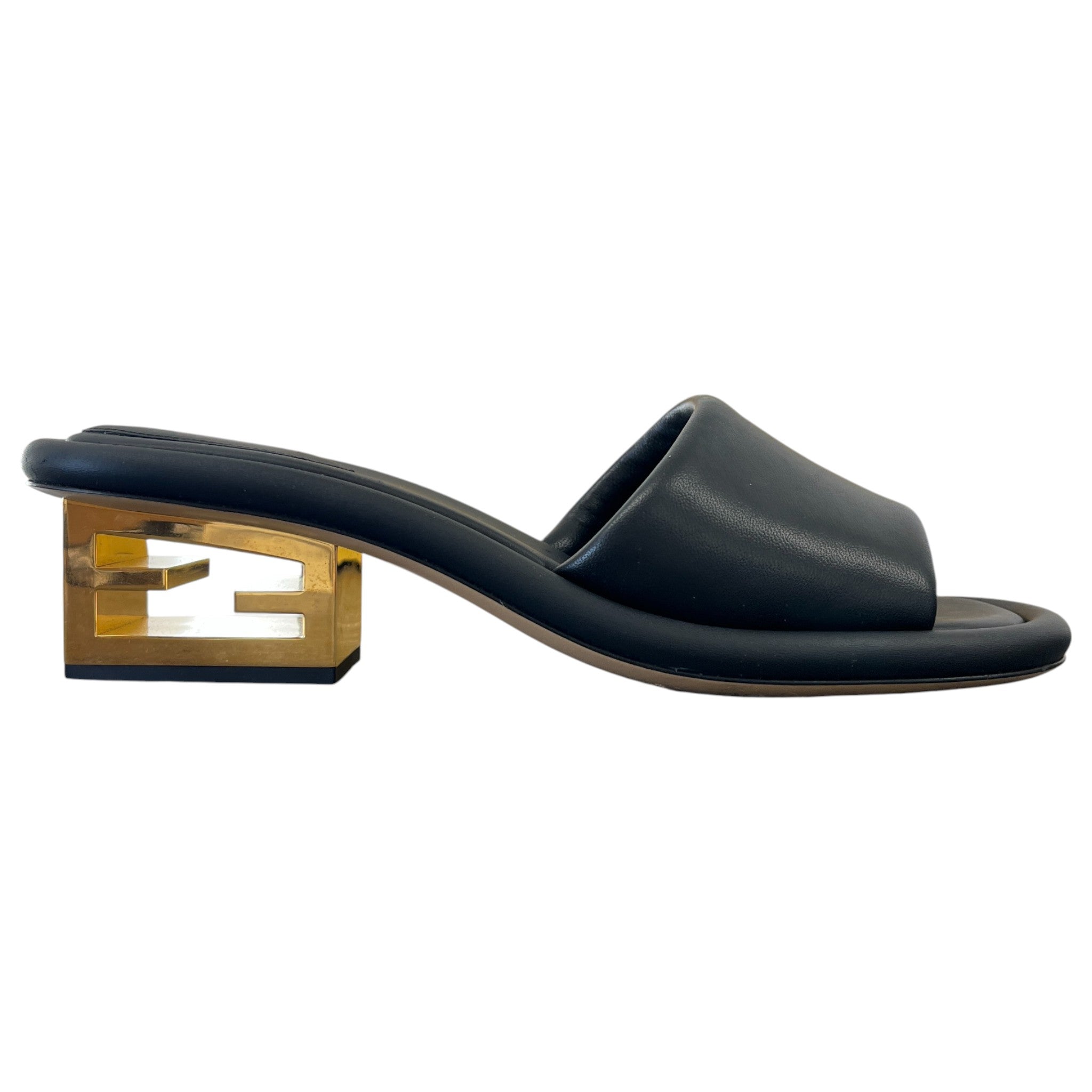 Women's Slide Nappa Nero Mules Black Size EU 39 / UK 6