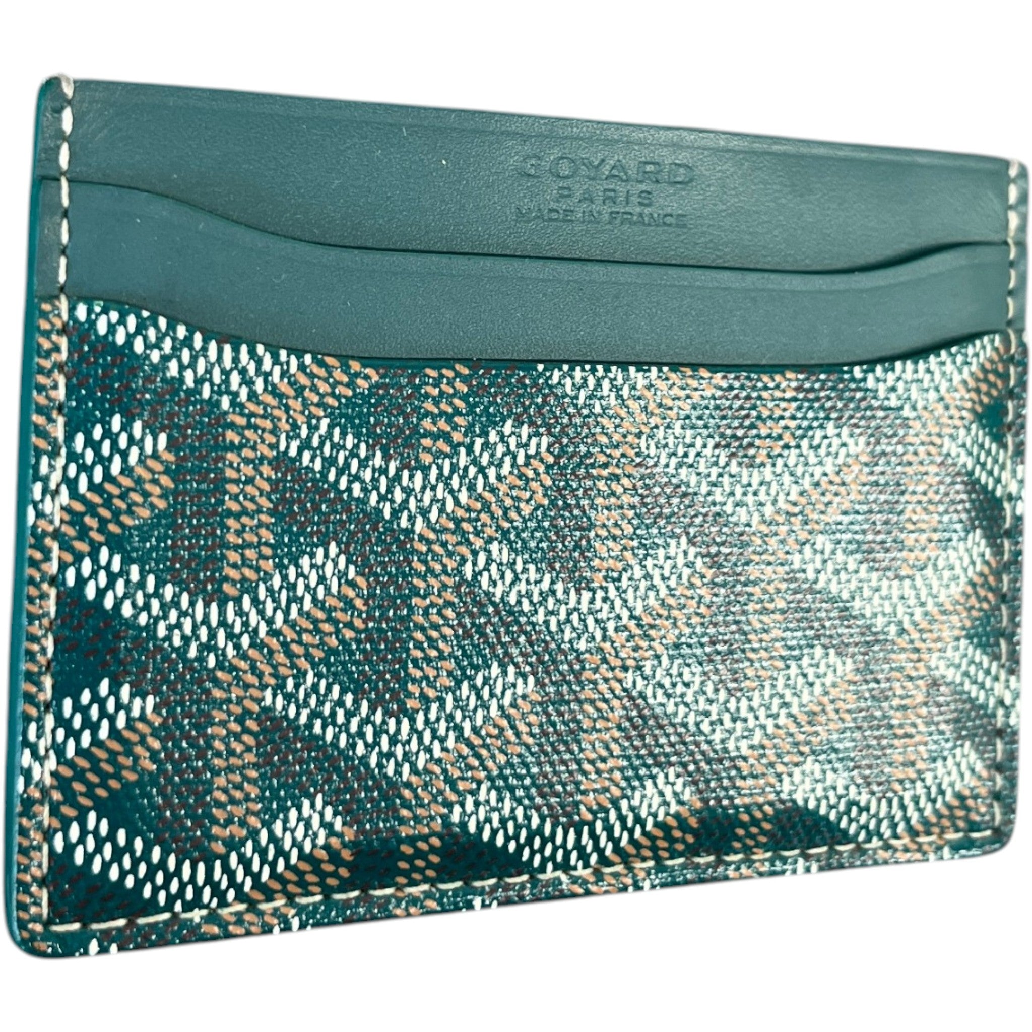 Men's Saint Sulpice Card Holder Green