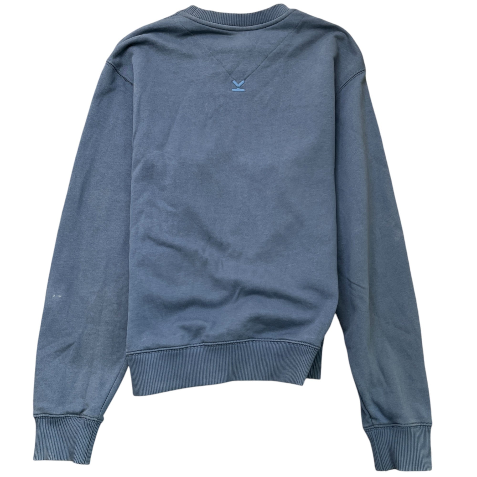 Men's Logo Print Sweatshirt Blue Size XS