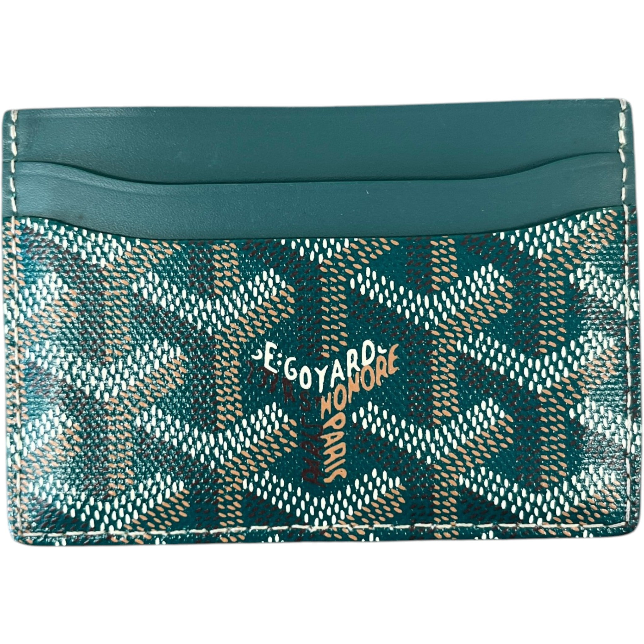 Men's Saint Sulpice Card Holder Green