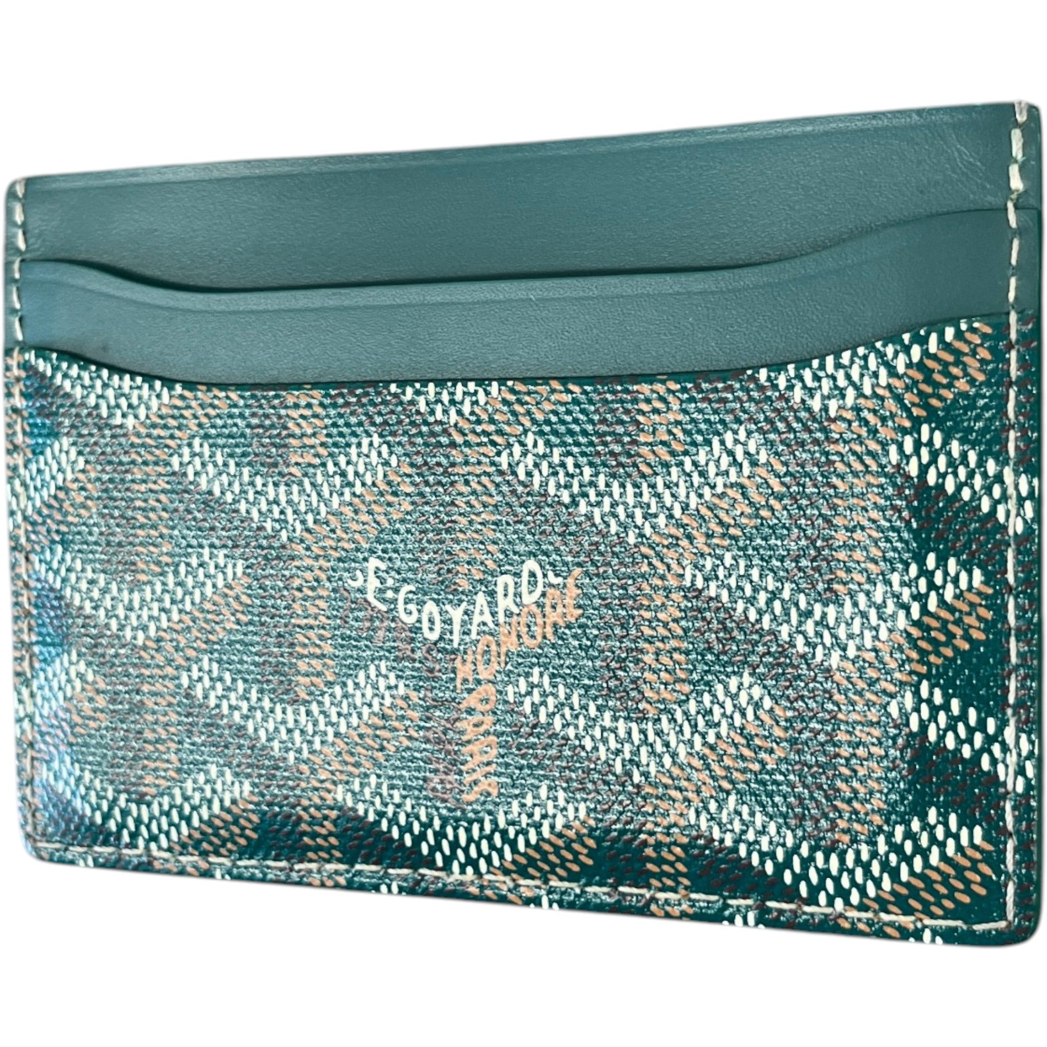 Men's Saint Sulpice Card Holder Green