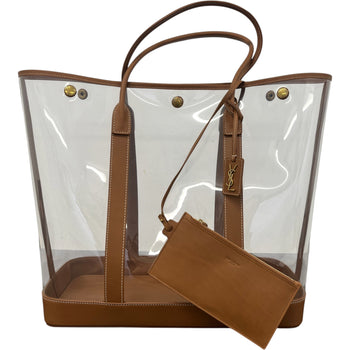 Women's Severine PVC Tote Handbag Brown