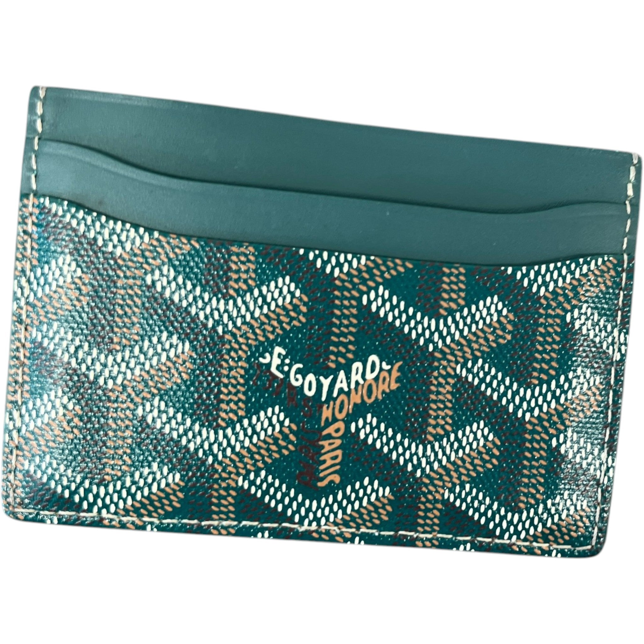 Men's Saint Sulpice Card Holder Green