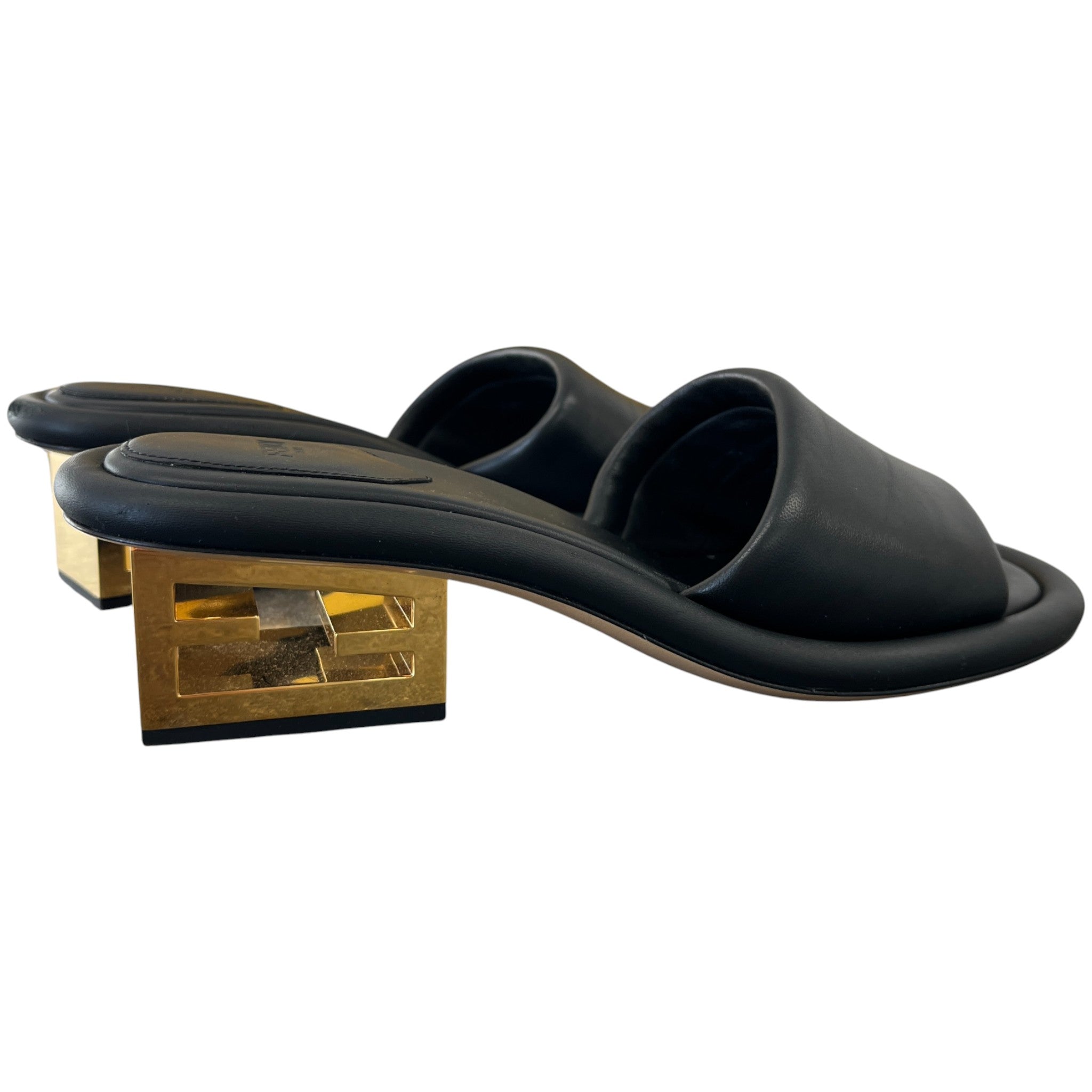 Women's Slide Nappa Nero Mules Black Size EU 39 / UK 6