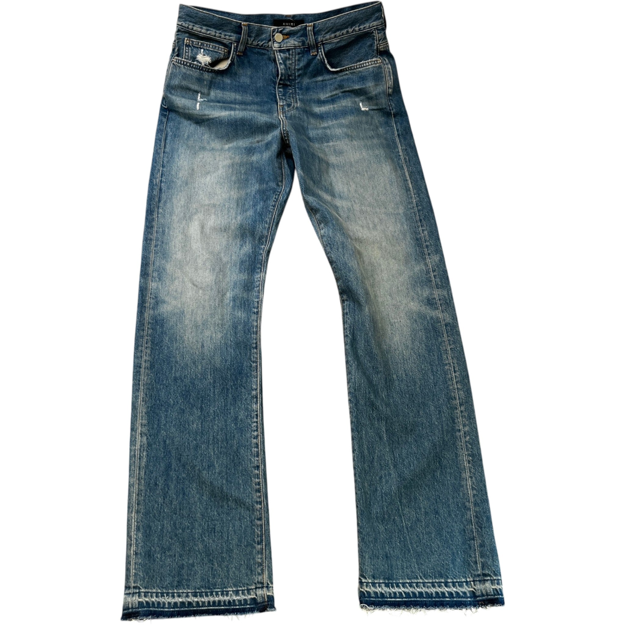 Men's Distressed Jeans Blue Size Waist 32"